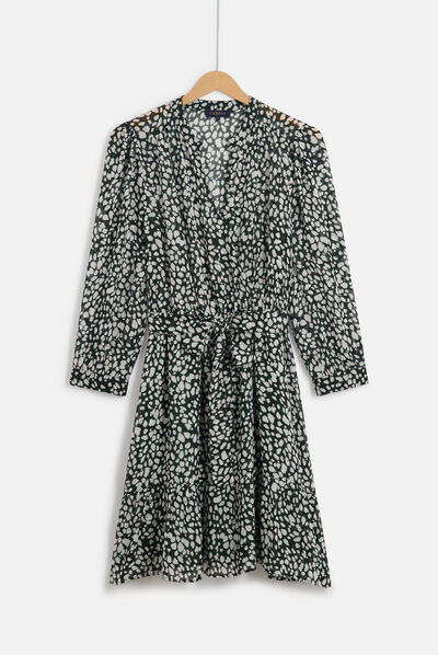 robe dalia vert kaki femme