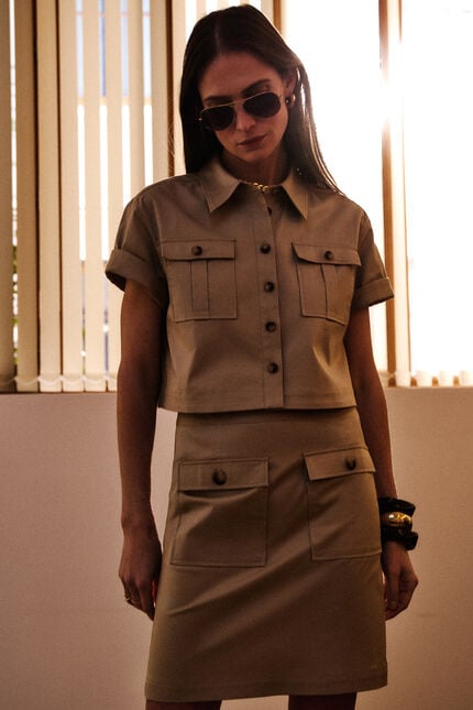 Jupe Jane2 taupe femme