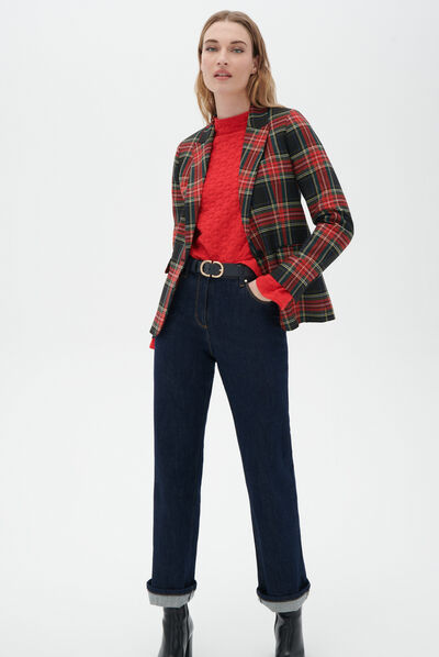 Veste vaura rouge femme