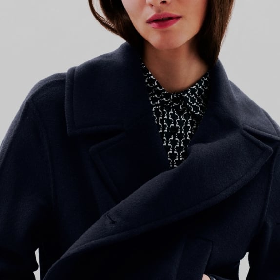 Casaco acolchoado ou casaco de lã