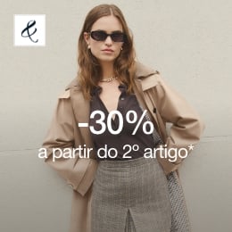 -30 % a partir de 2 artigos em toda a coleção Caroll