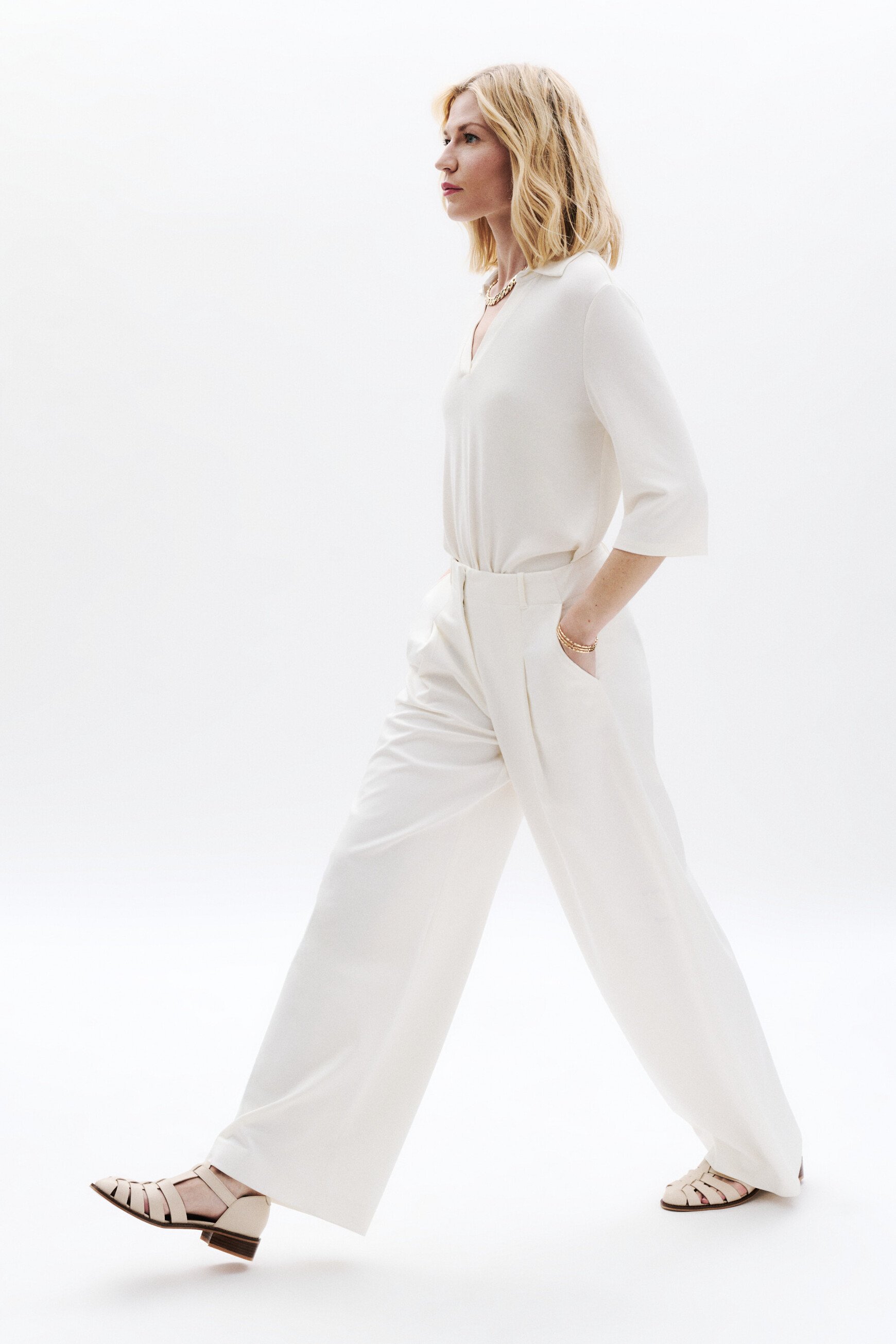 pantalon principo ecru femme Pantalon Principo ecru femme
