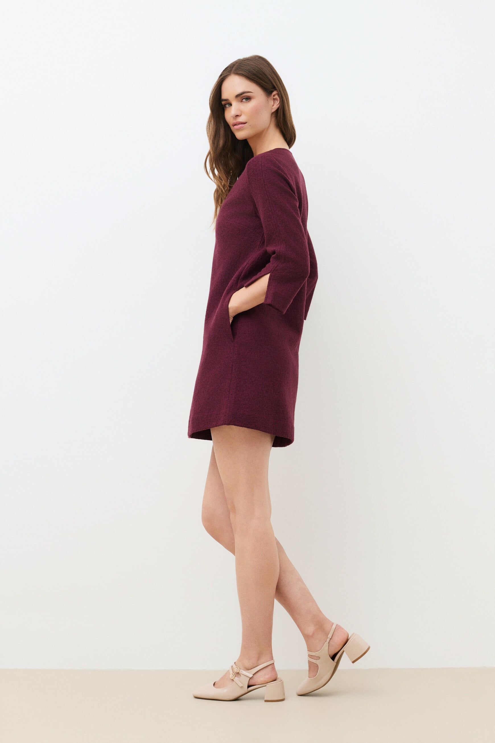 Rflora dress plum woman