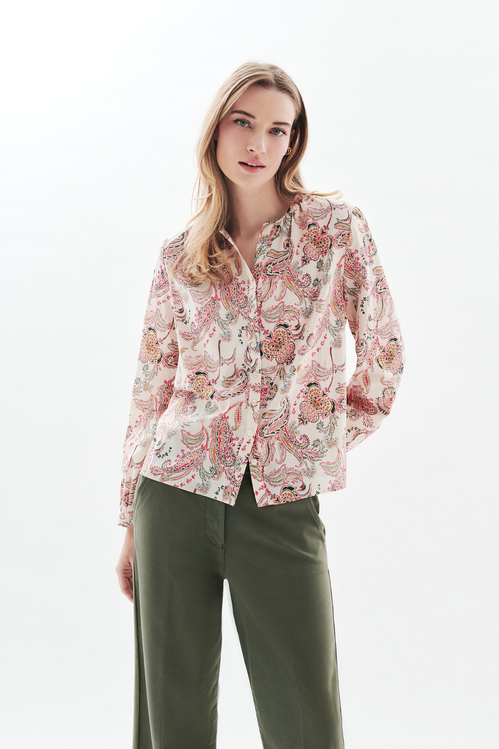 Colomby shirt ivory woman