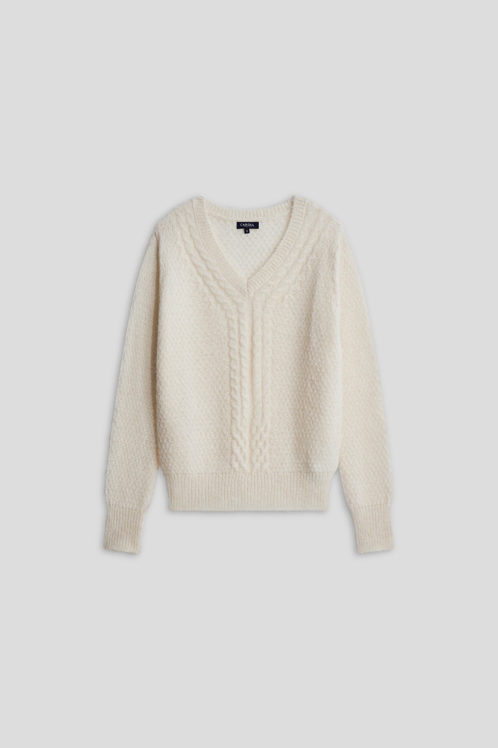 Mvictorine sweater ecru woman