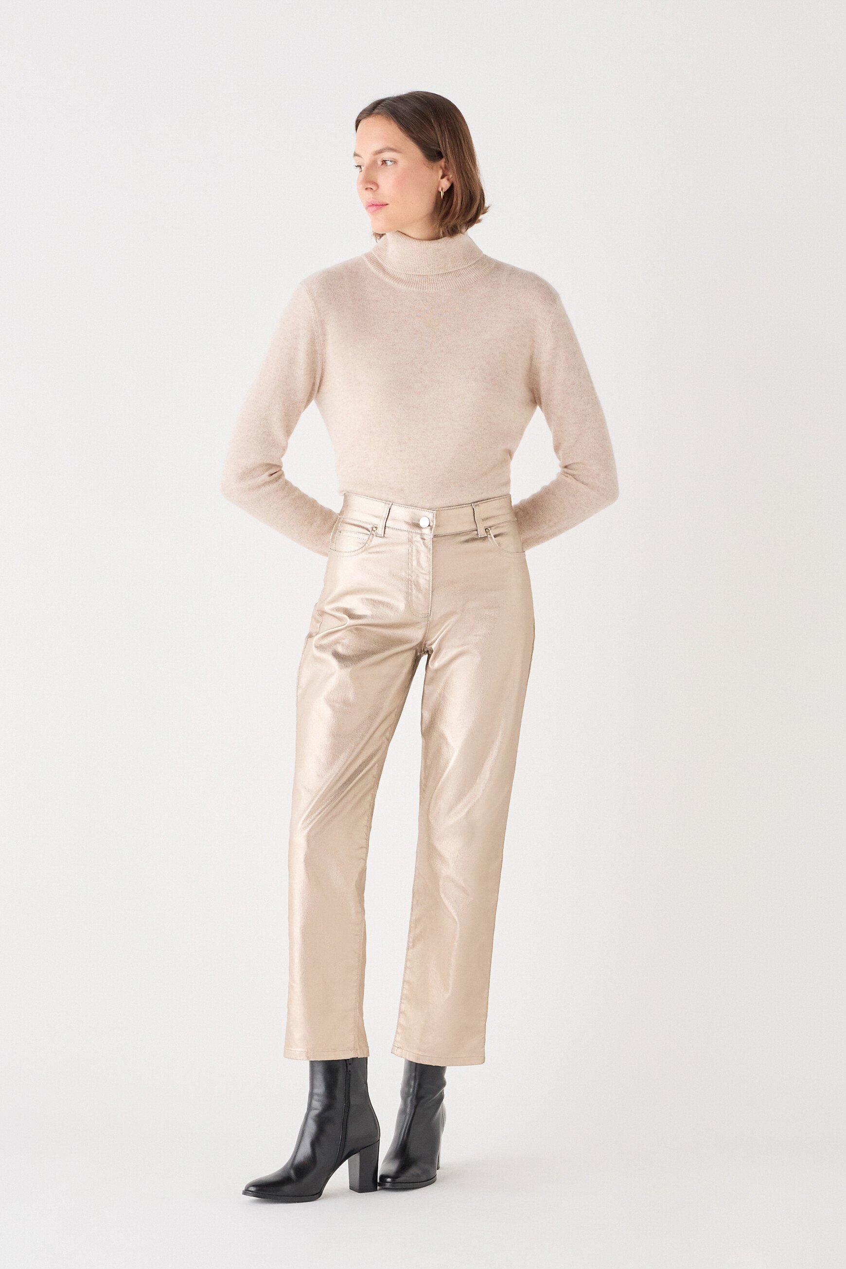 poppy2 trousers gold woman Poppy2 trousers gold woman