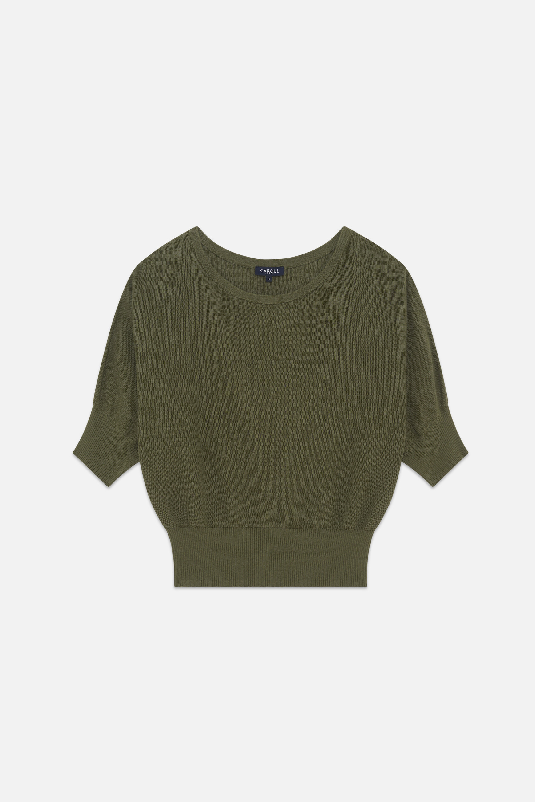 Joan oversized sweater khaki green woman