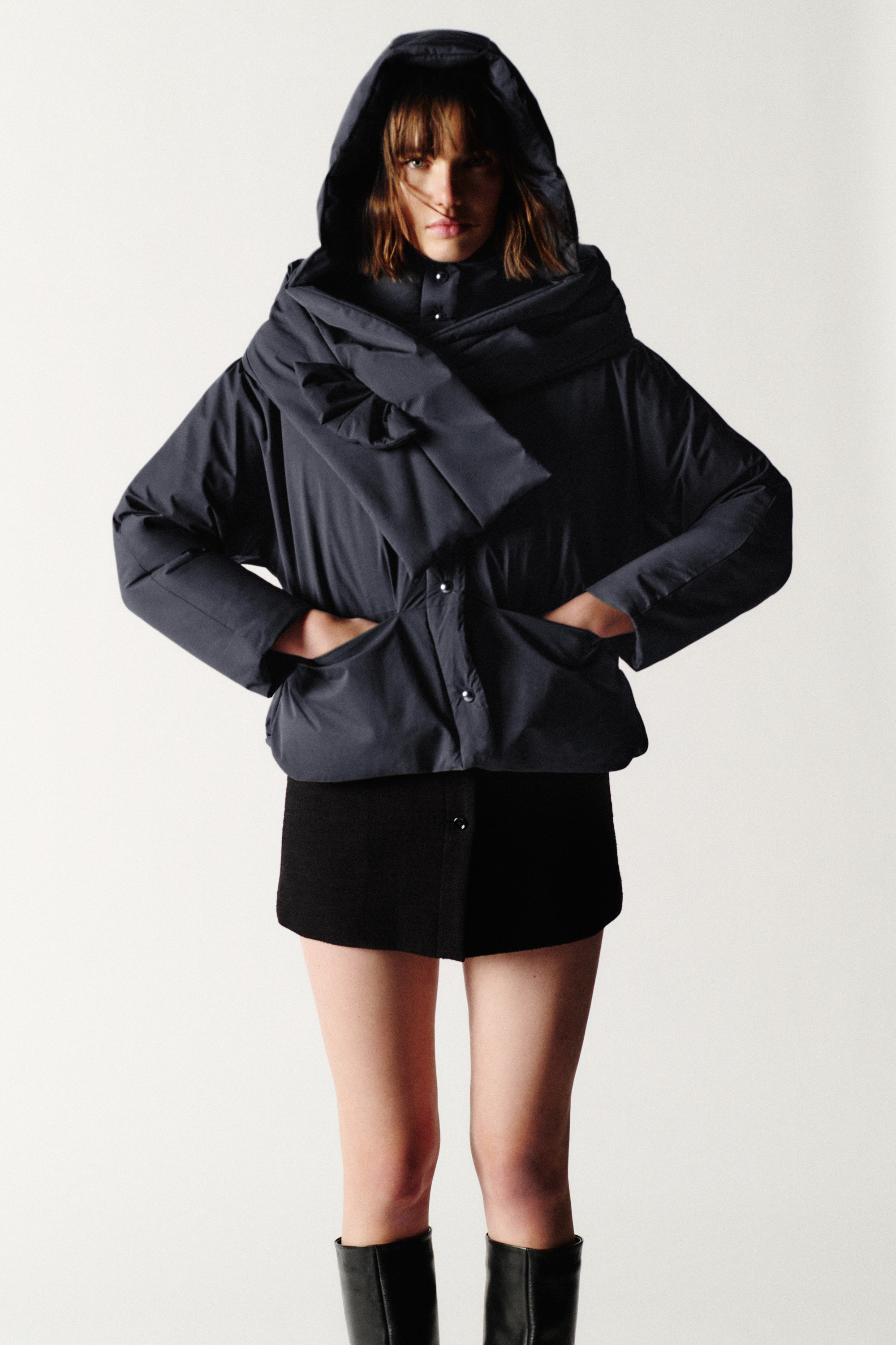 goliam puffer jacket navy blue woman Goliam puffer jacket navy blue woman