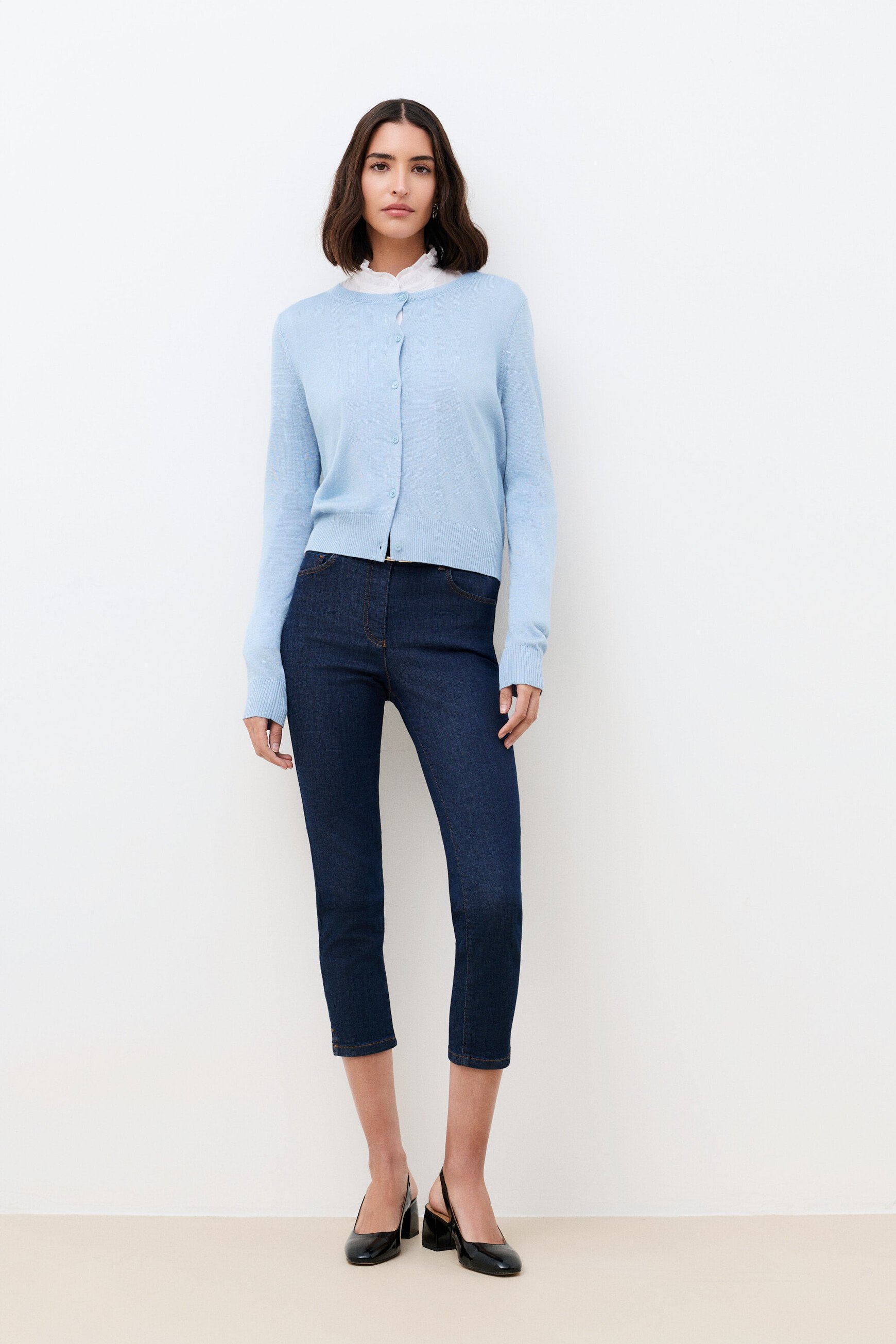 Mcallie sweater sky blue woman