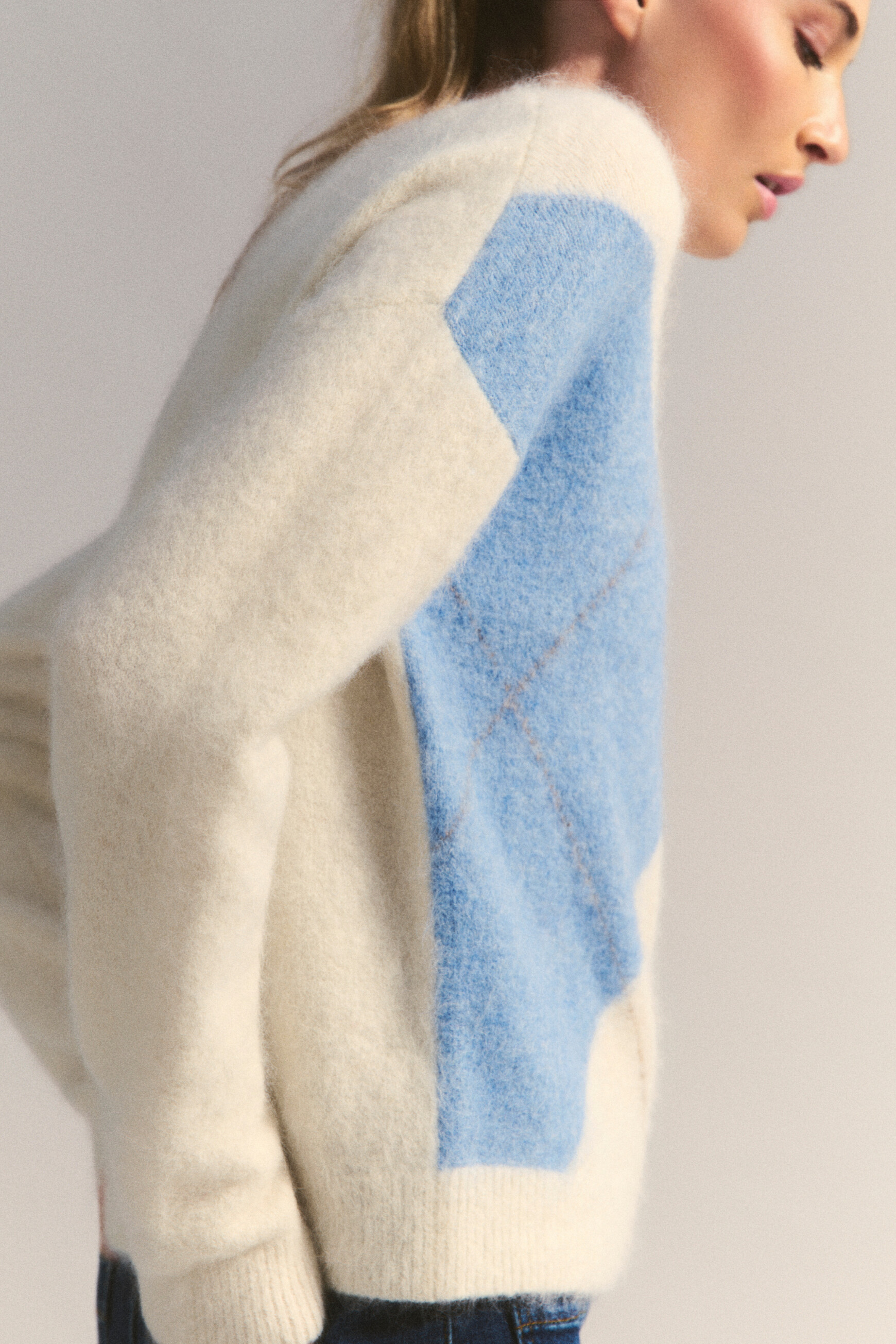 Mbennie sweater ecru woman