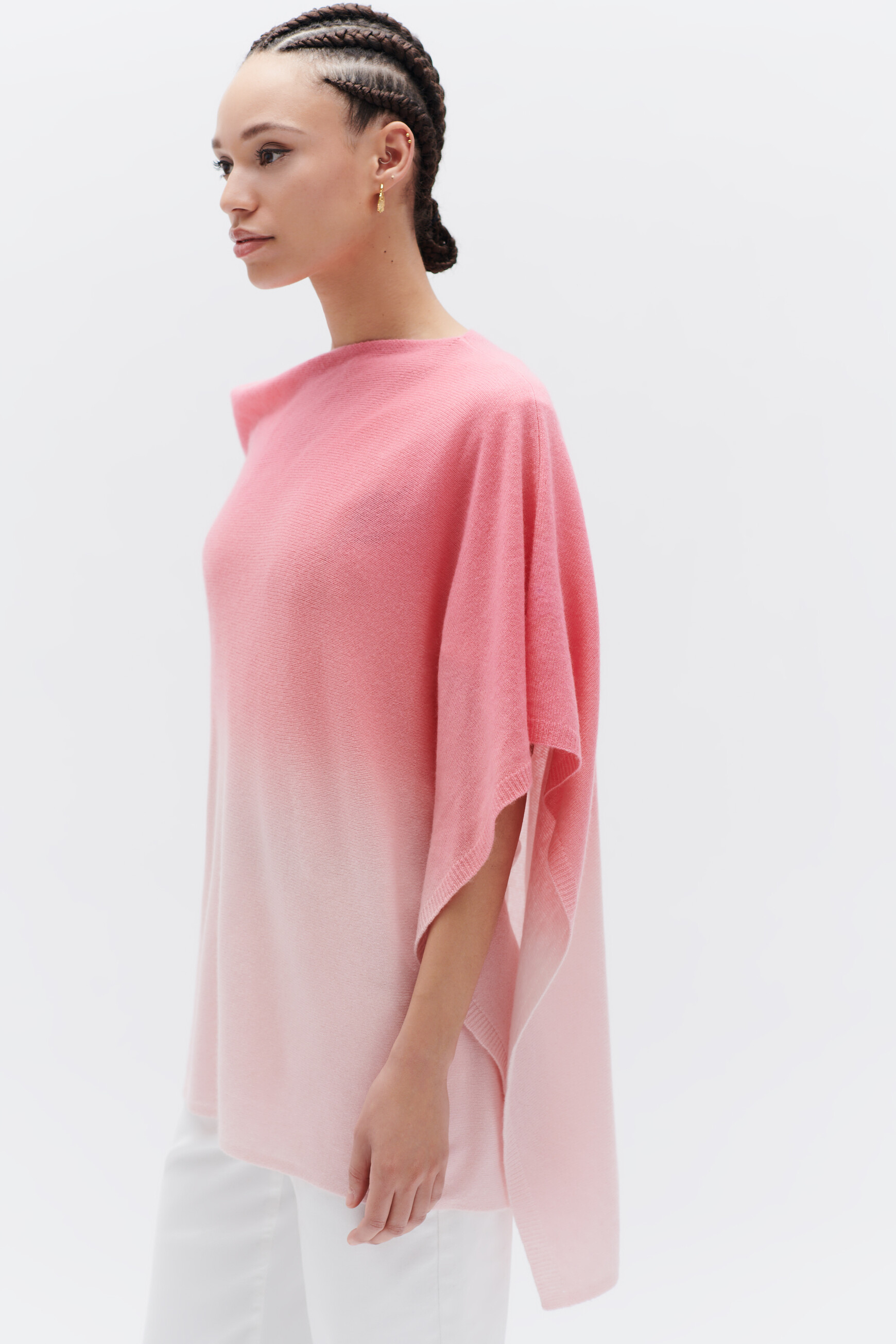 poncho baltidye rose femme poncho baltidye rose femme