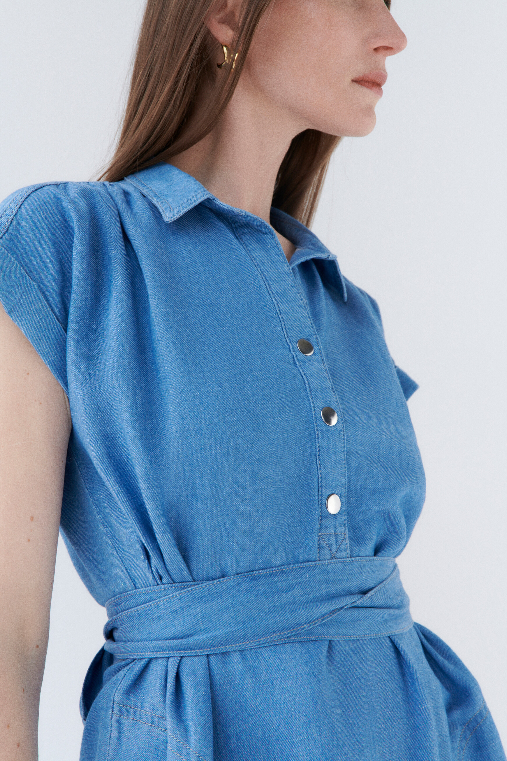 robe kelly denim baby bleu femme robe kelly denim baby bleu femme