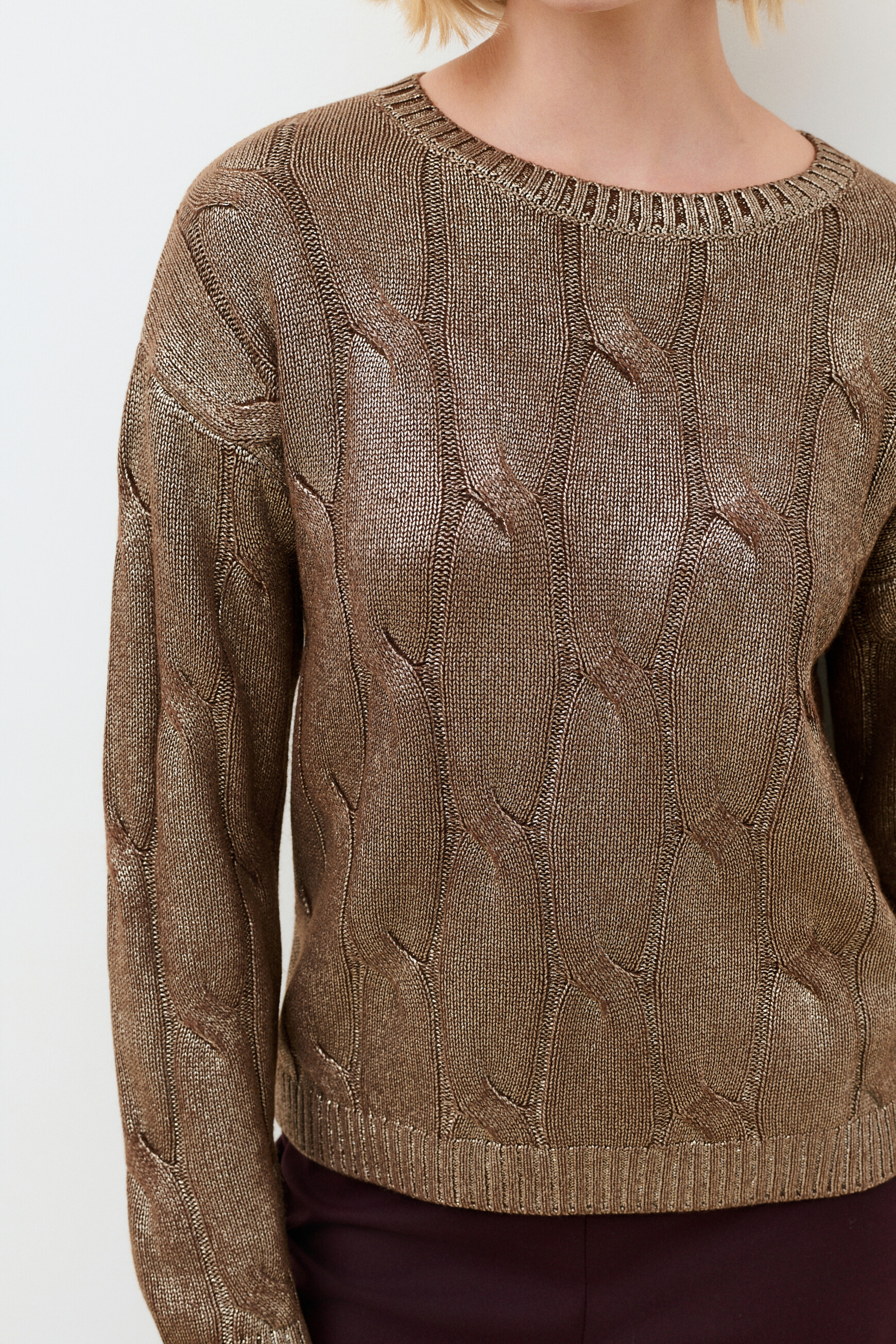 Mval sweater brown woman