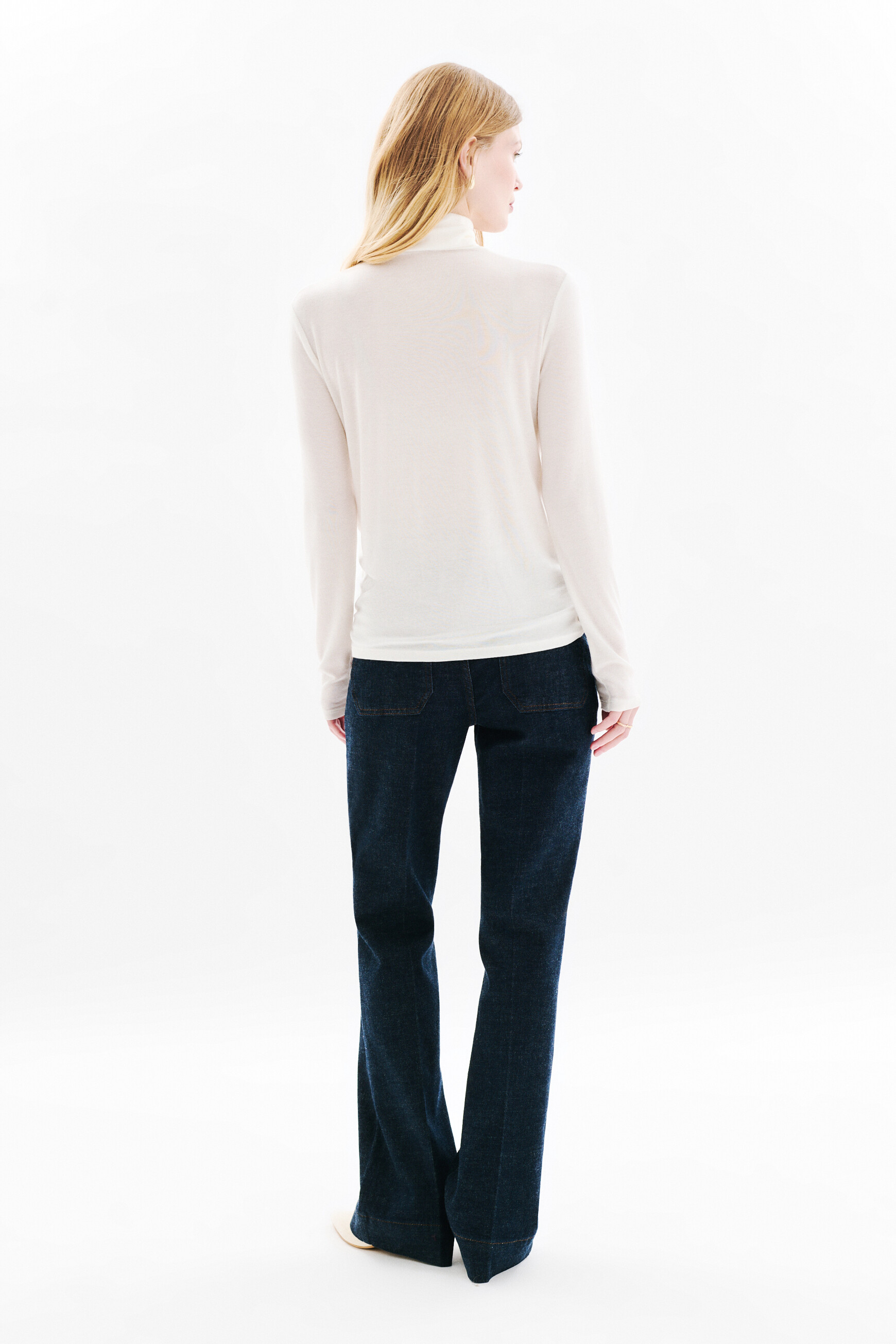 T-shirt Tlili ecru woman