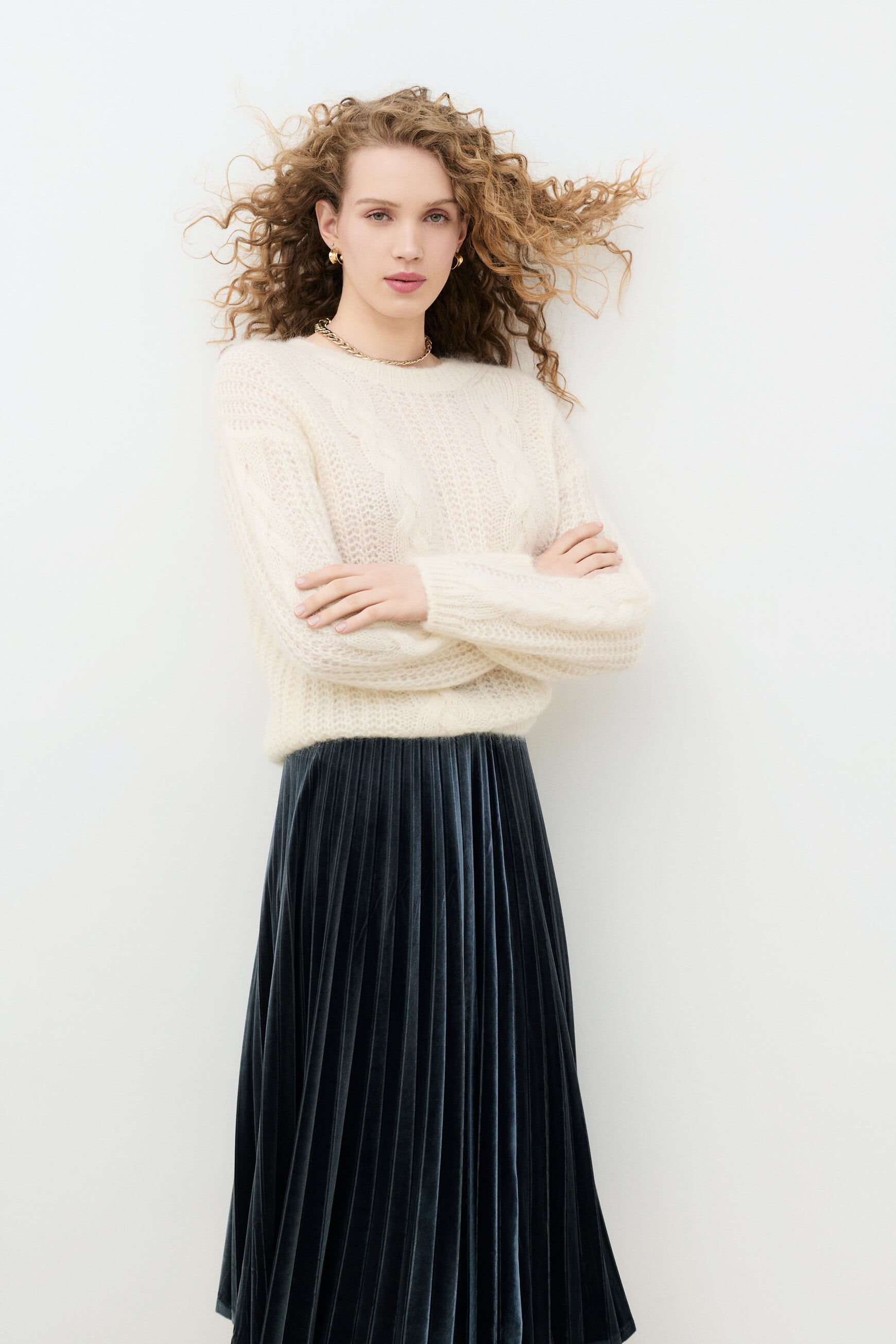 Julia skirt blue-grey woman