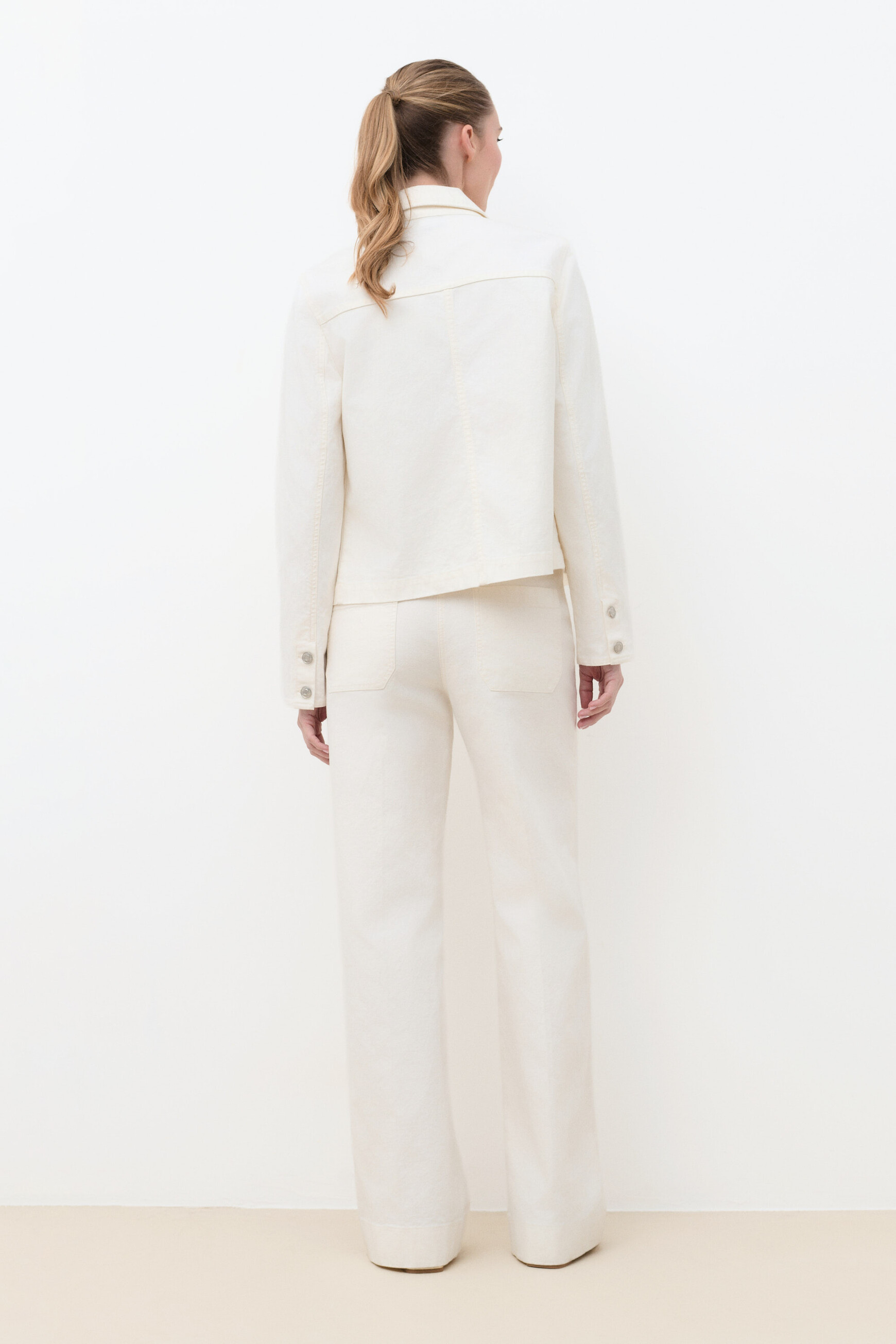 Vminatella jacket ecru woman