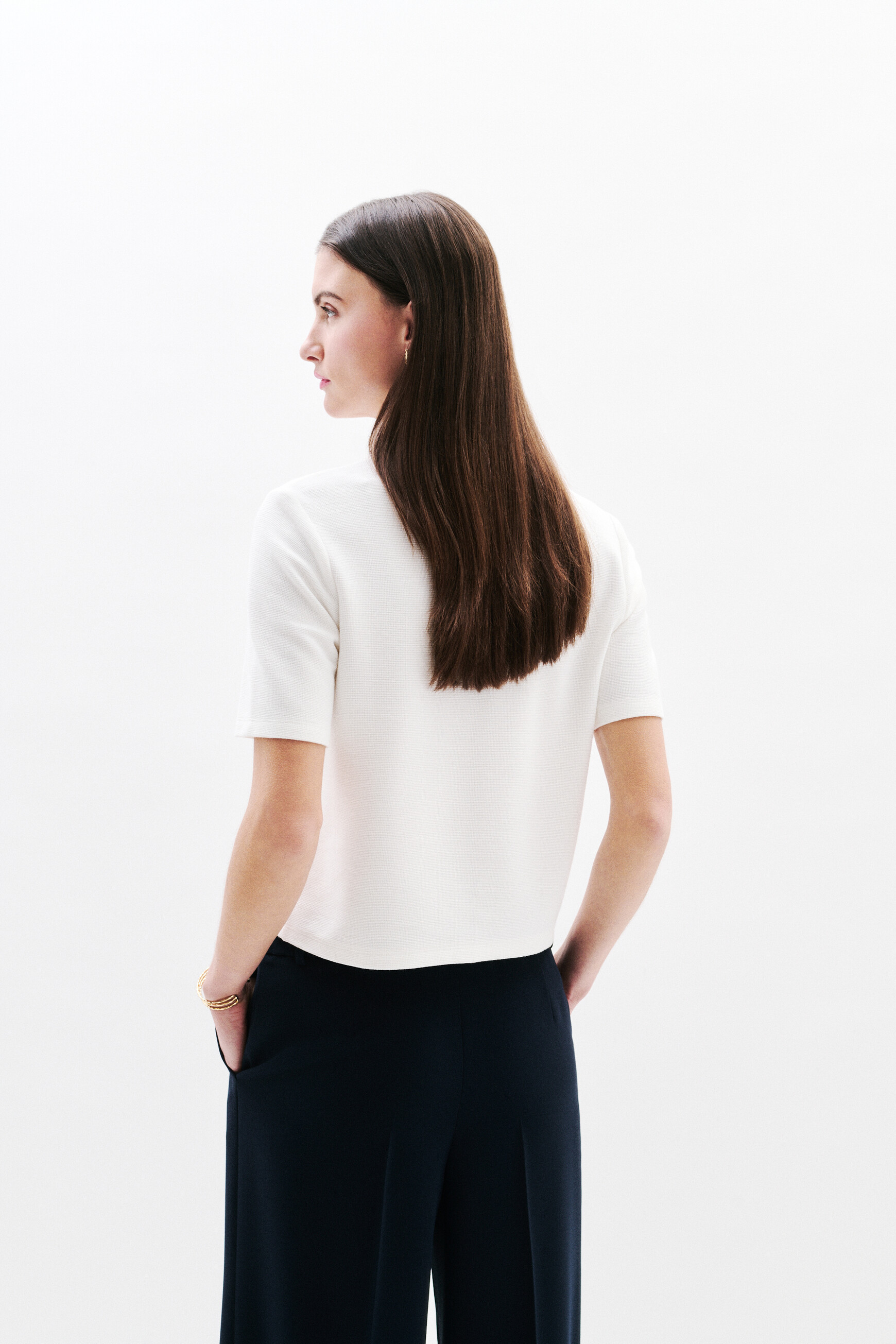 T-shirt Tobias ecru woman