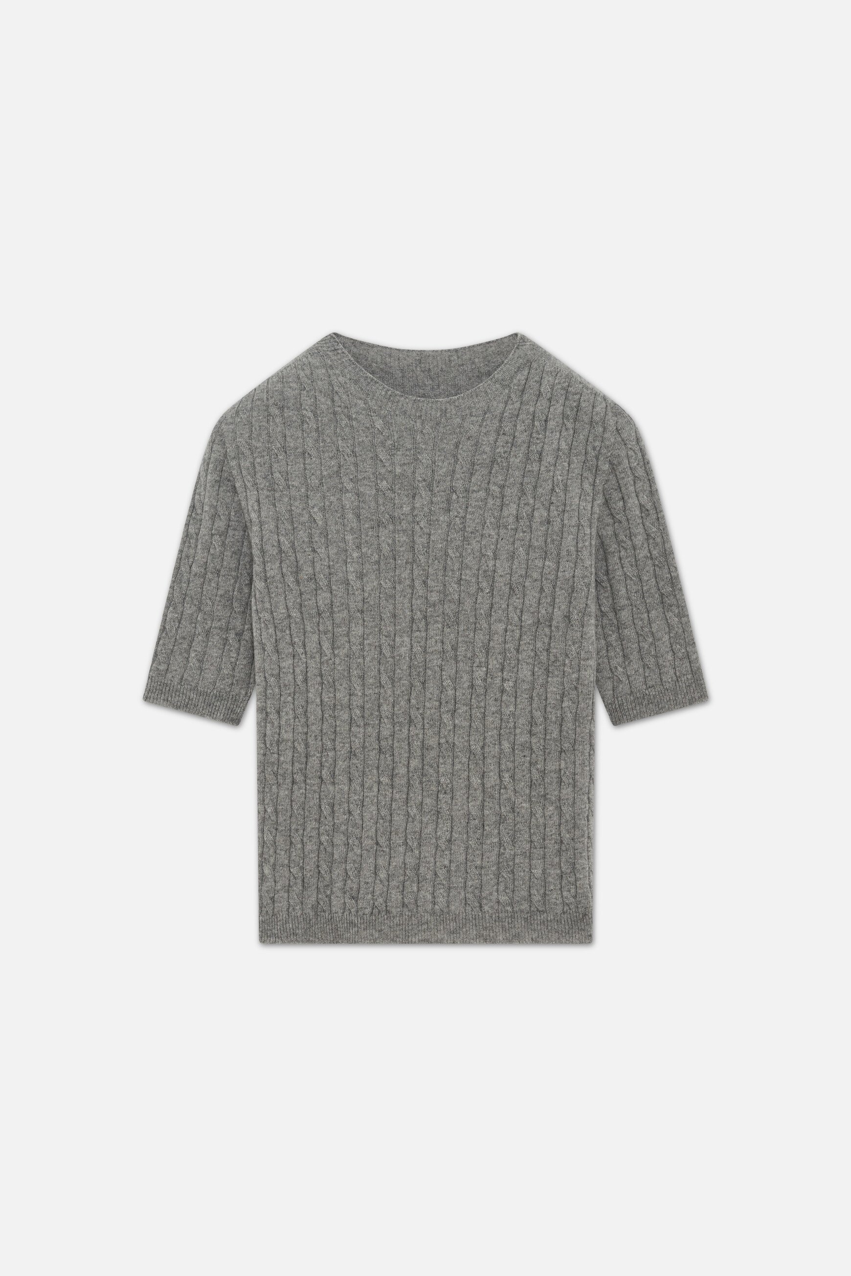Mtheodore sweater made in Italy grey woman