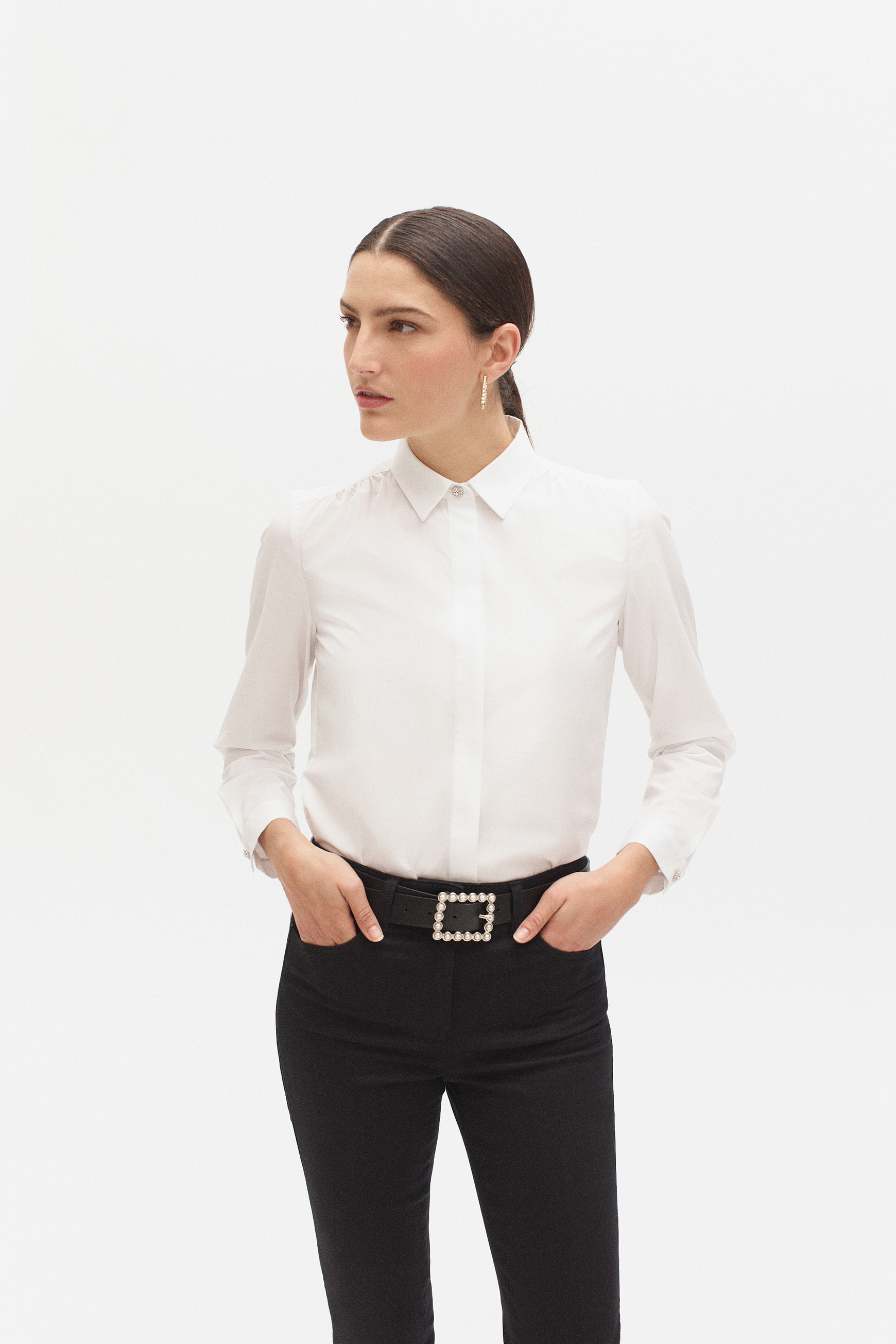 chemise samba uni blanc femme Chemise samba uni blanc femme