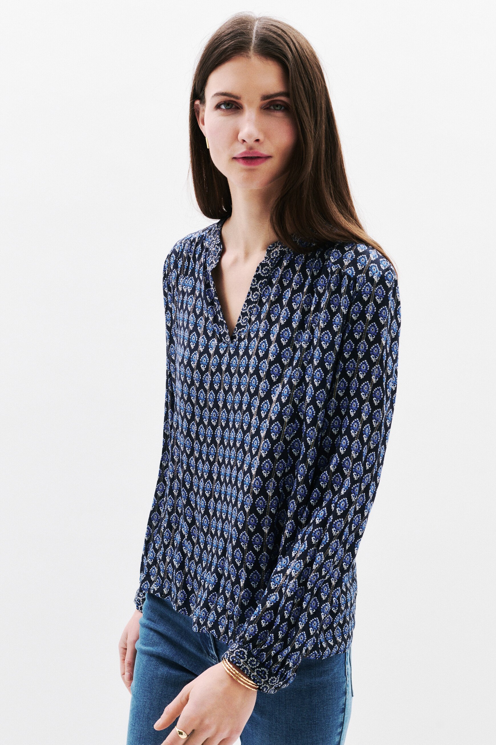 blouse charmy bleu marine femme Blouse Charmy bleu marine femme