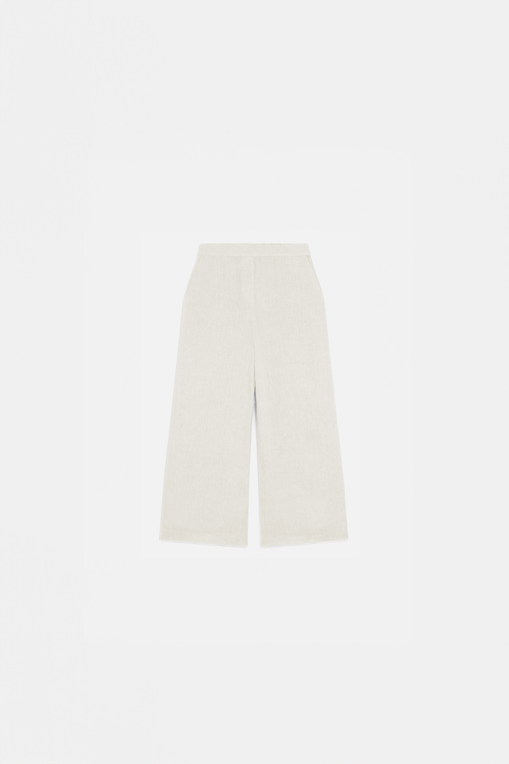 pantaloni pandi 100 lino sabbia donna Pantaloni Pandi 100% lino sabbia donna