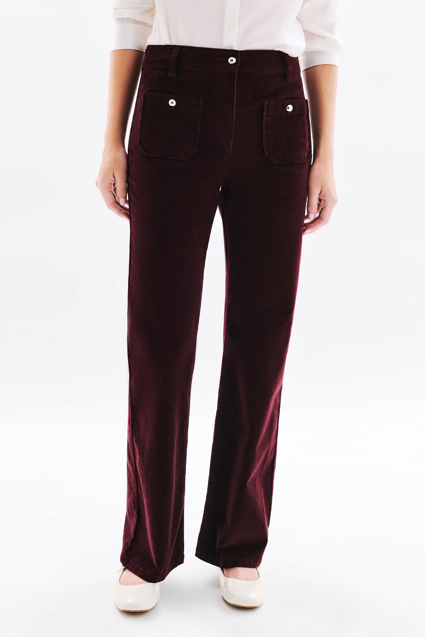 Pelley pants burgundy woman