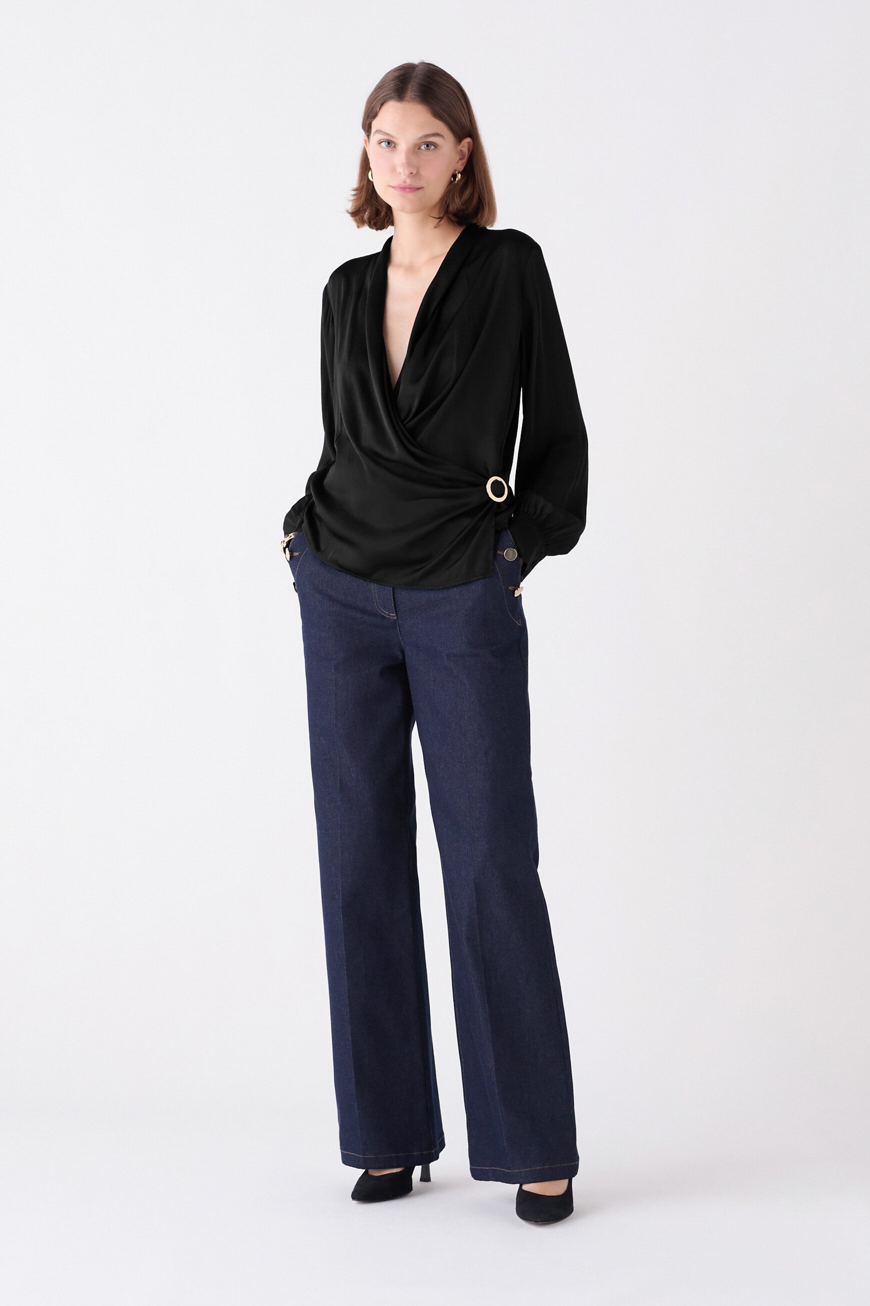 Blouse Coeurly noir femme