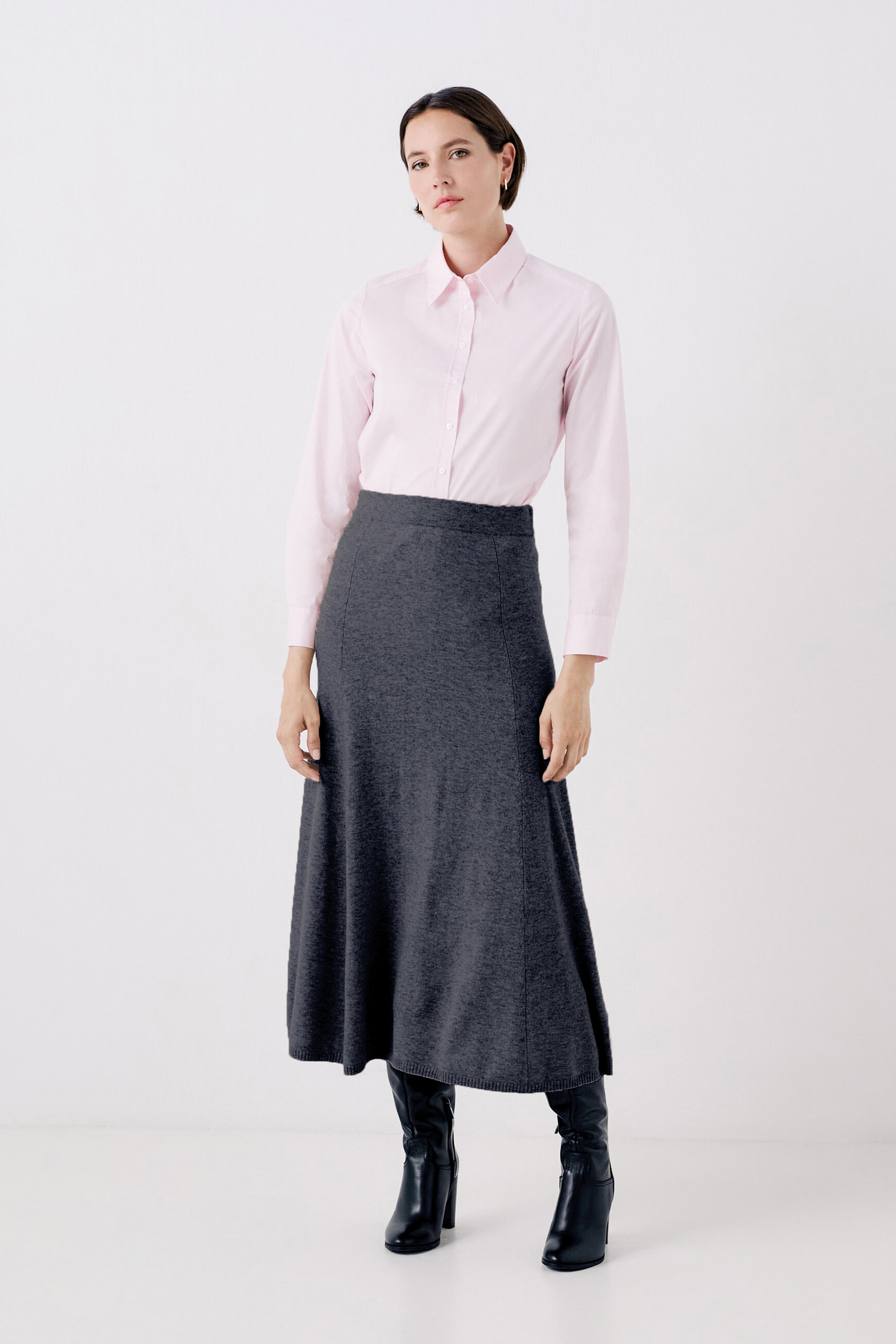 Jupe midi caroll clearance