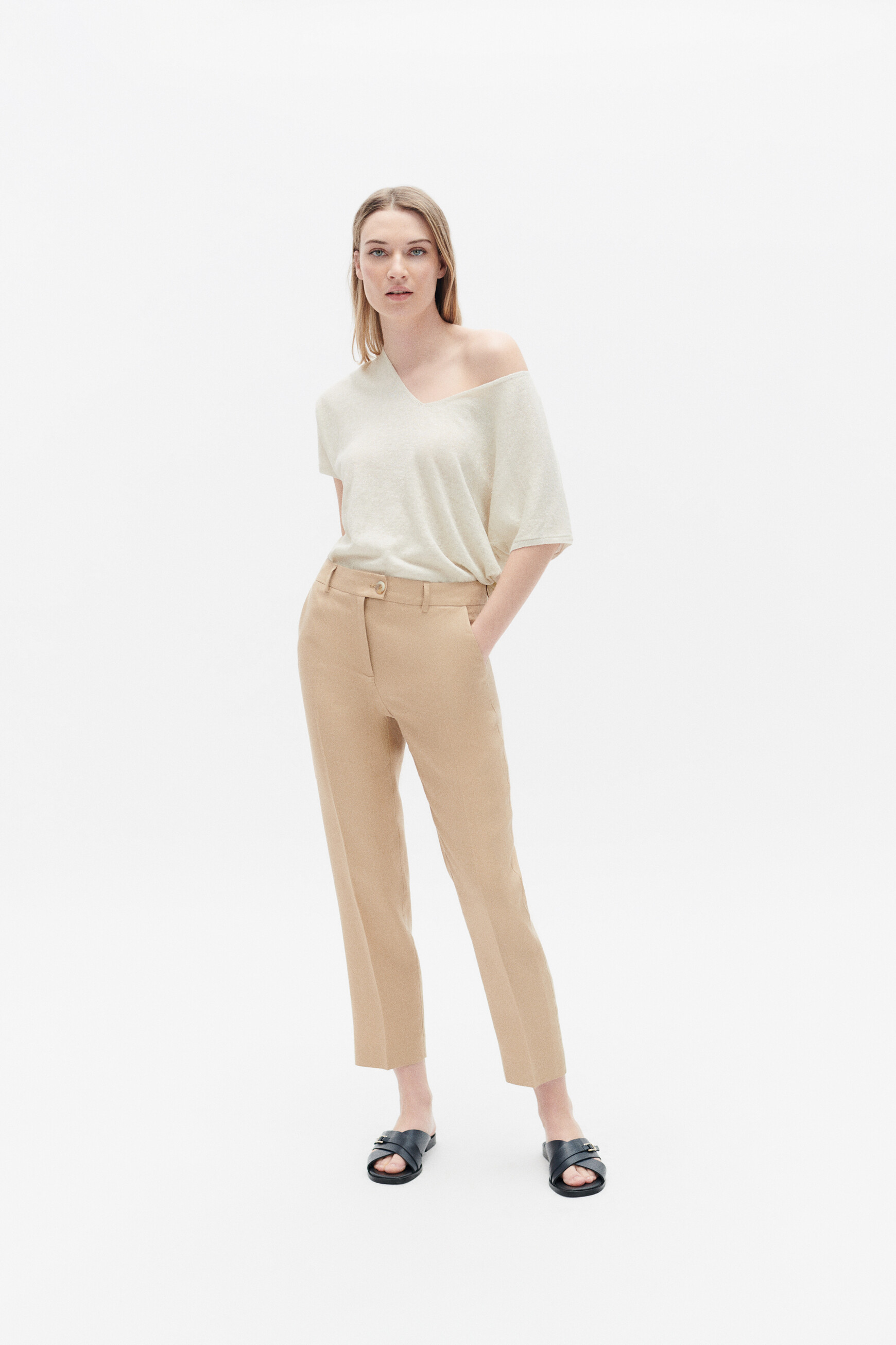 pantalon randy beige femme pantalon randy beige femme