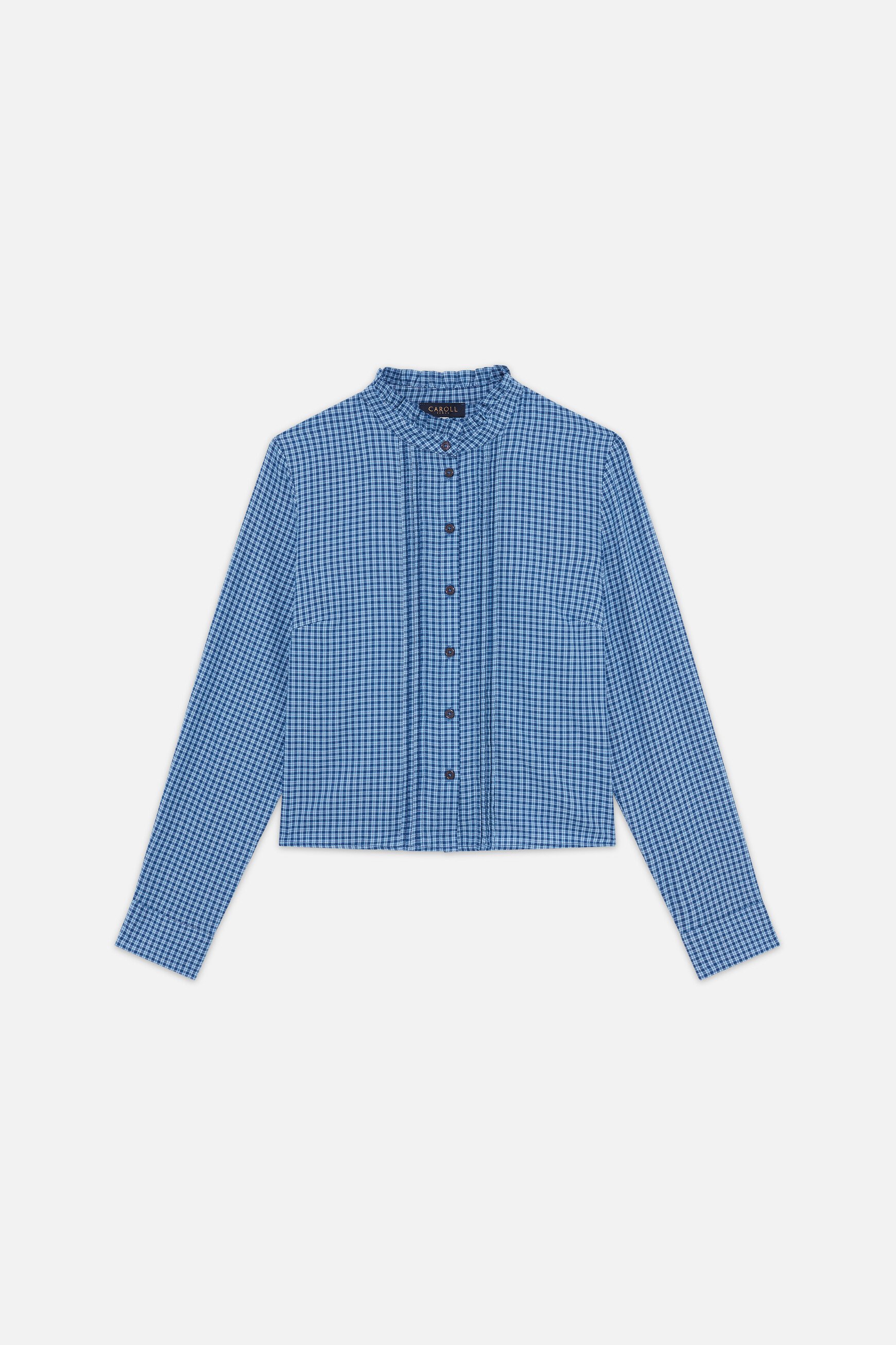 Chemise Cyrielle bleu gris femme