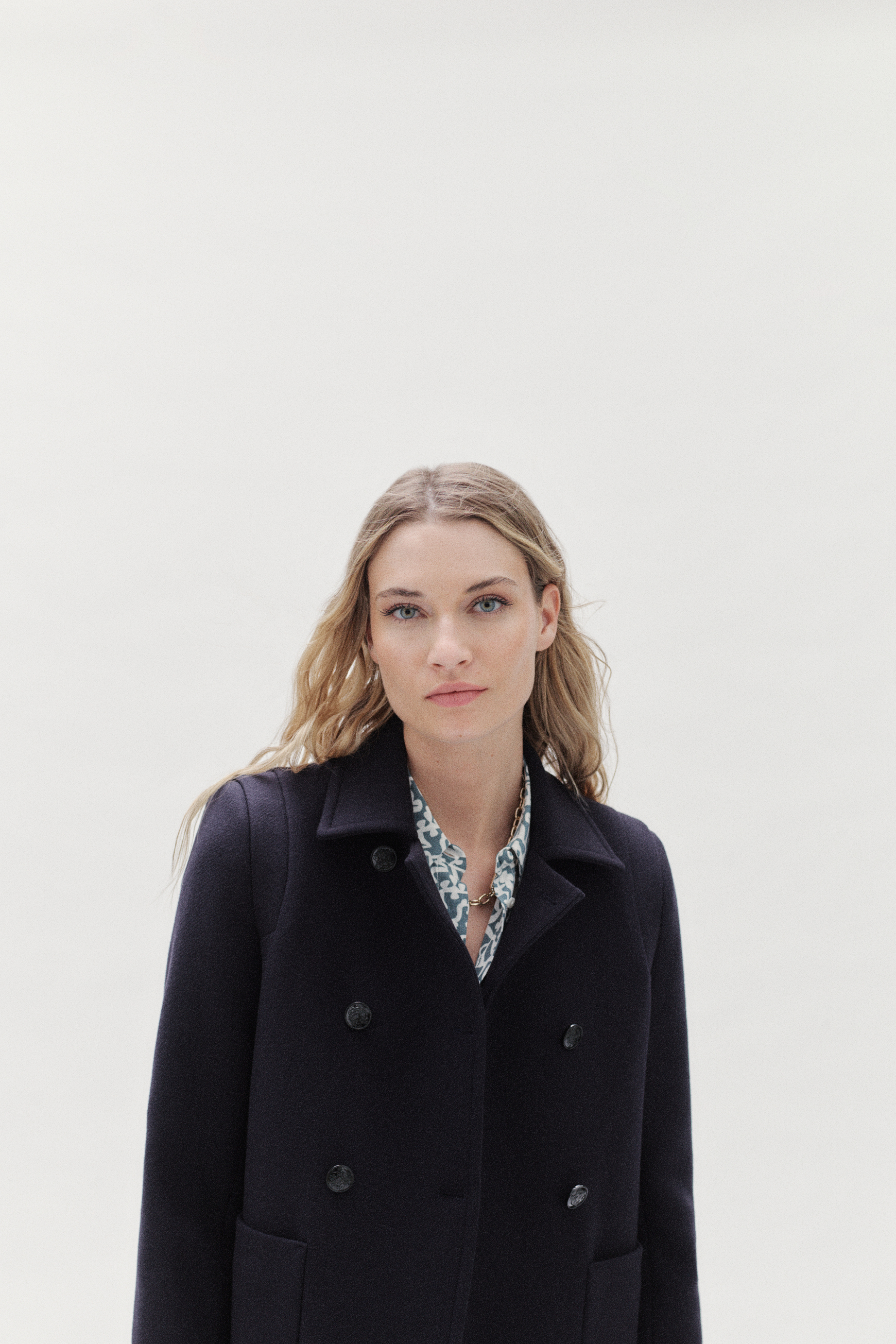 manteau nathanael bleu marine femme manteau nathanael bleu marine femme
