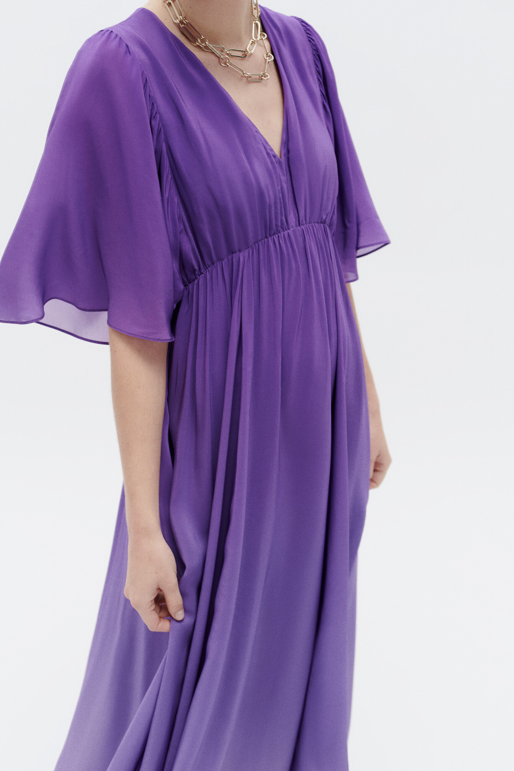 Robe rebeca violet femme