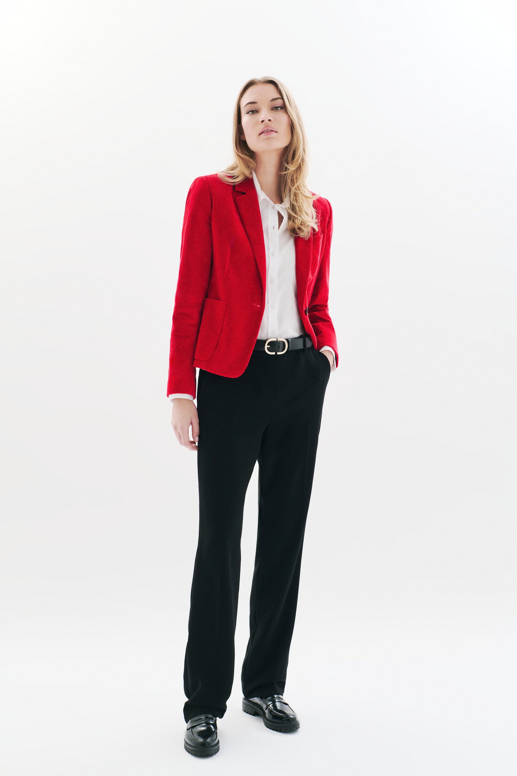 Veste Vauroc rouge femme