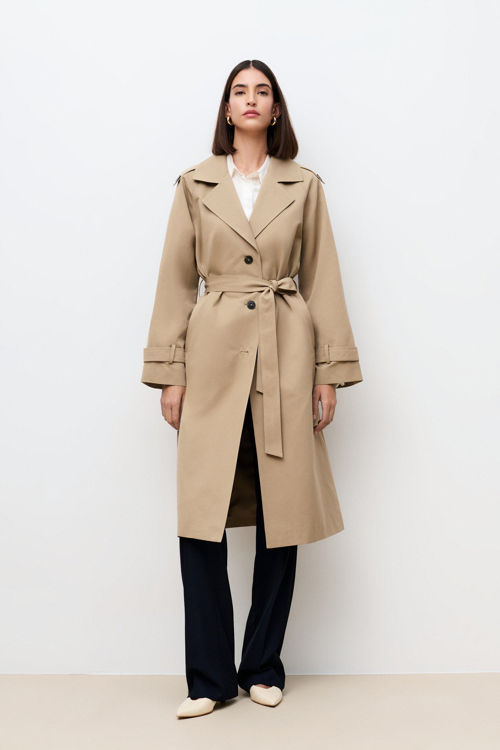 Trench Gato beige fonce femme