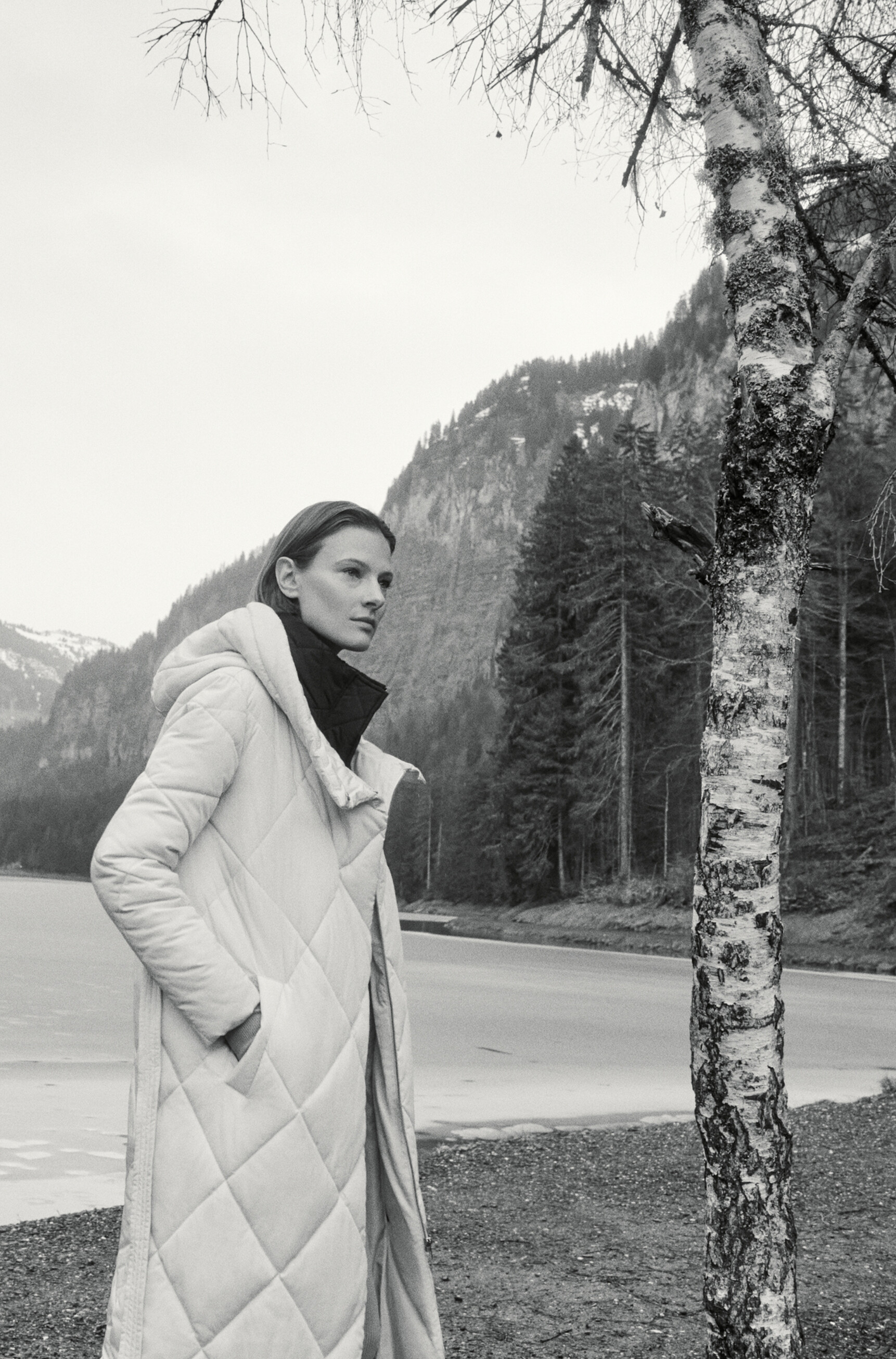 Doudoune grizzly ecru femme