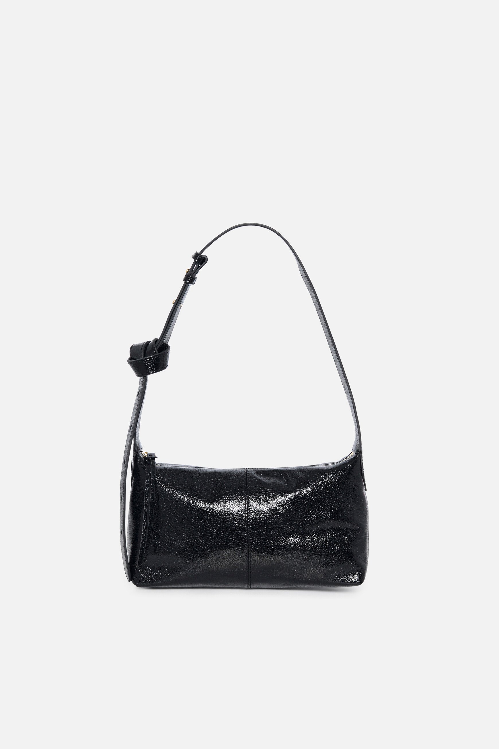 Soa bag in natural leather black woman