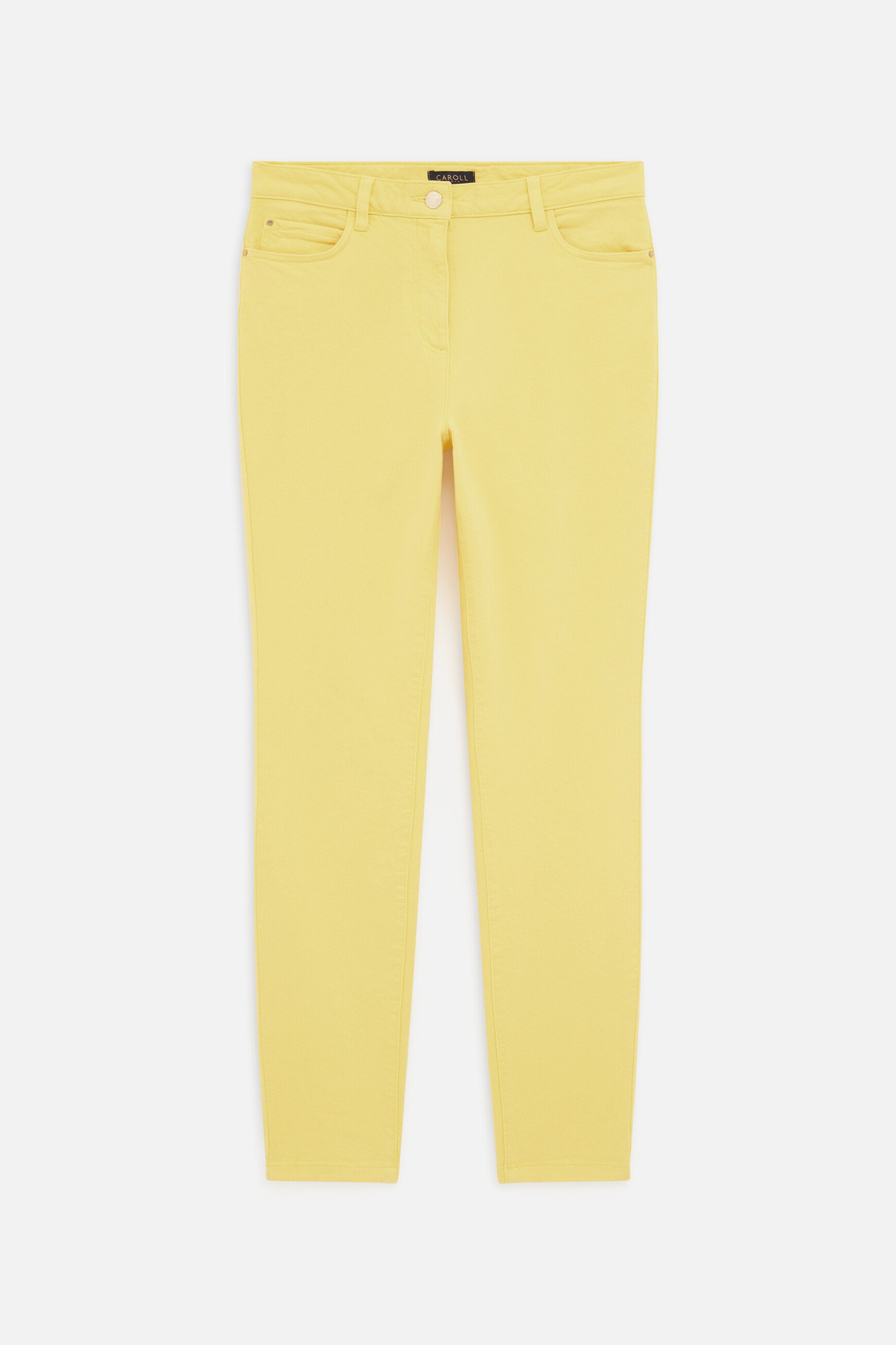 pantalon ptonio jaune clair femme Pantalon ptonio jaune clair femme