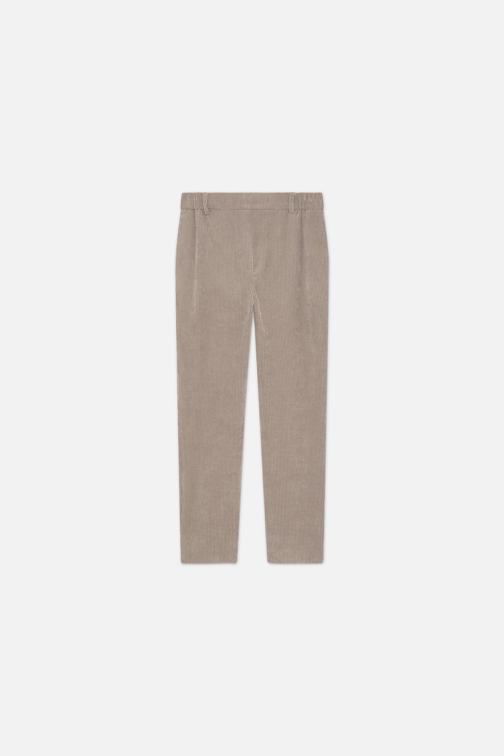 Pantalon Pnoora taupe femme