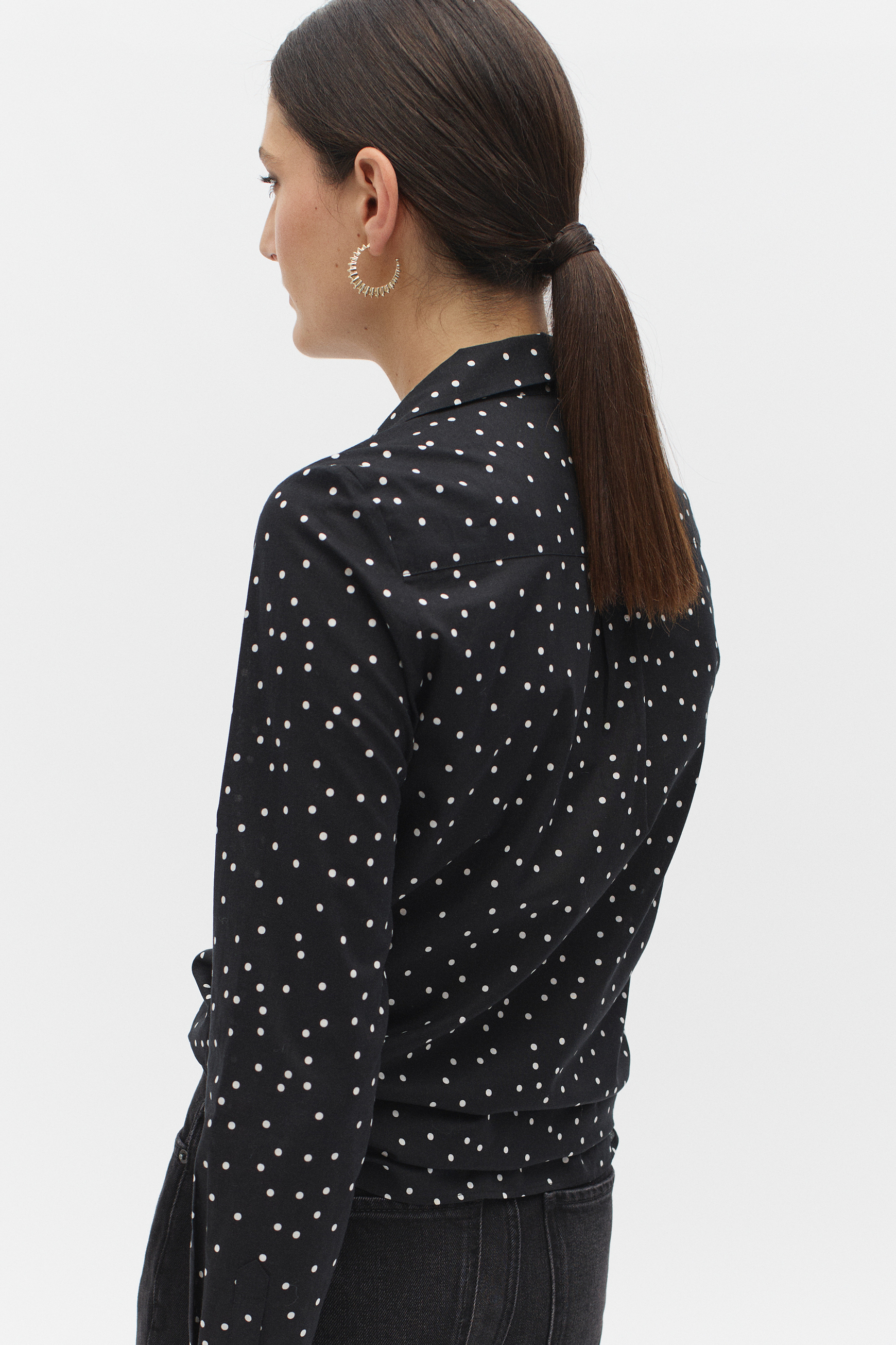 chemisier jessica pois noir femme chemisier jessica pois noir femme