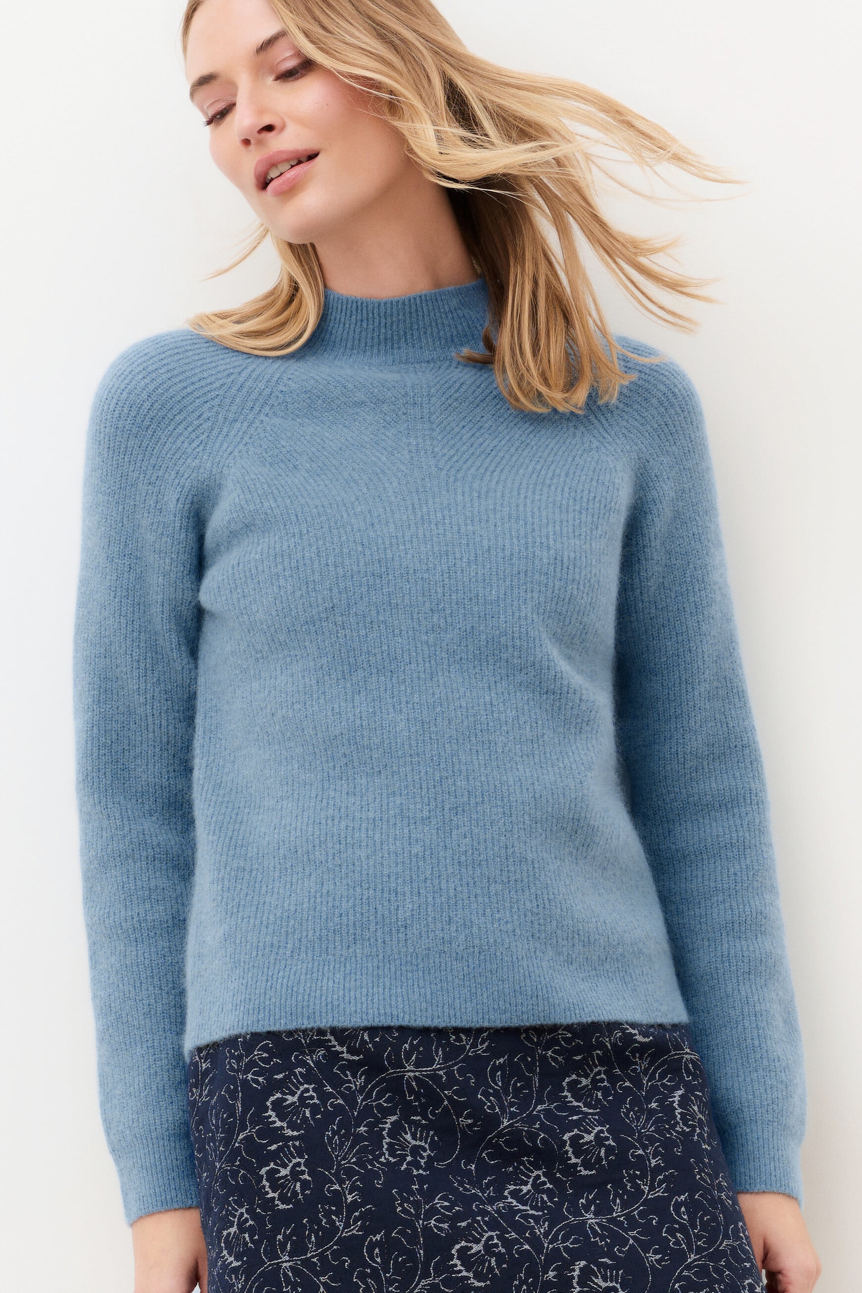 Mviolene sweater blue-grey woman