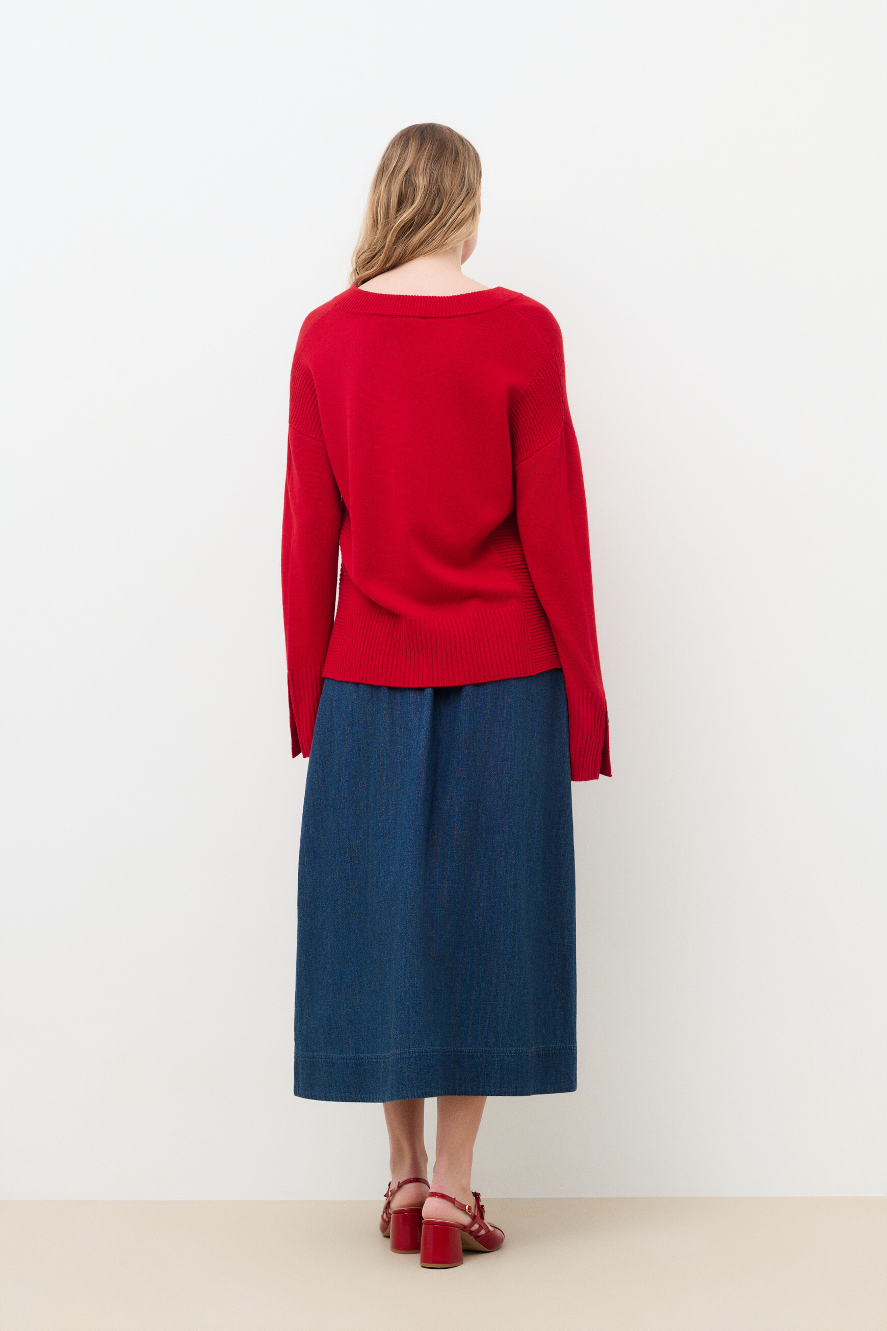 Mlancelot sweater red woman