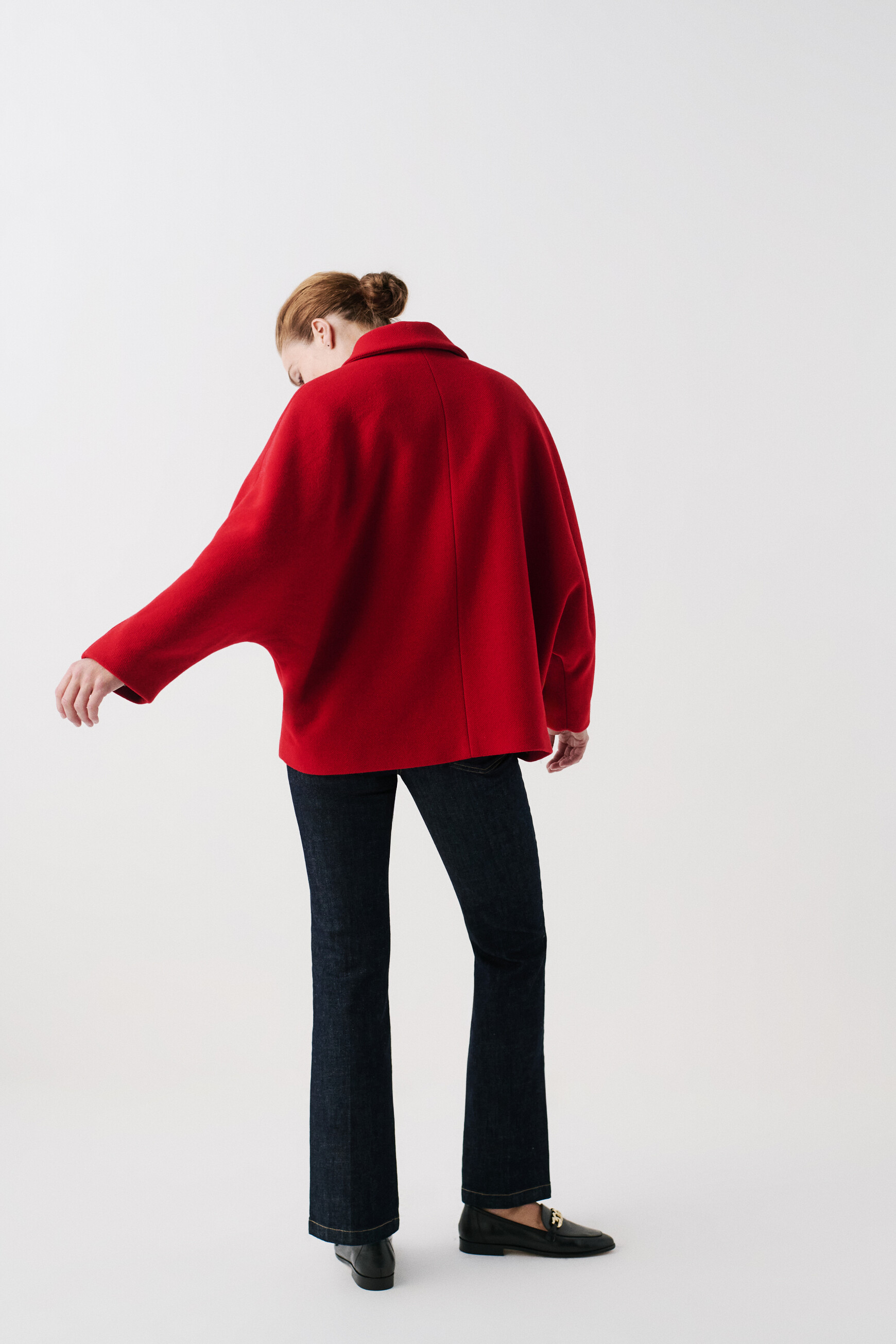 Manteau caroll rouge sale
