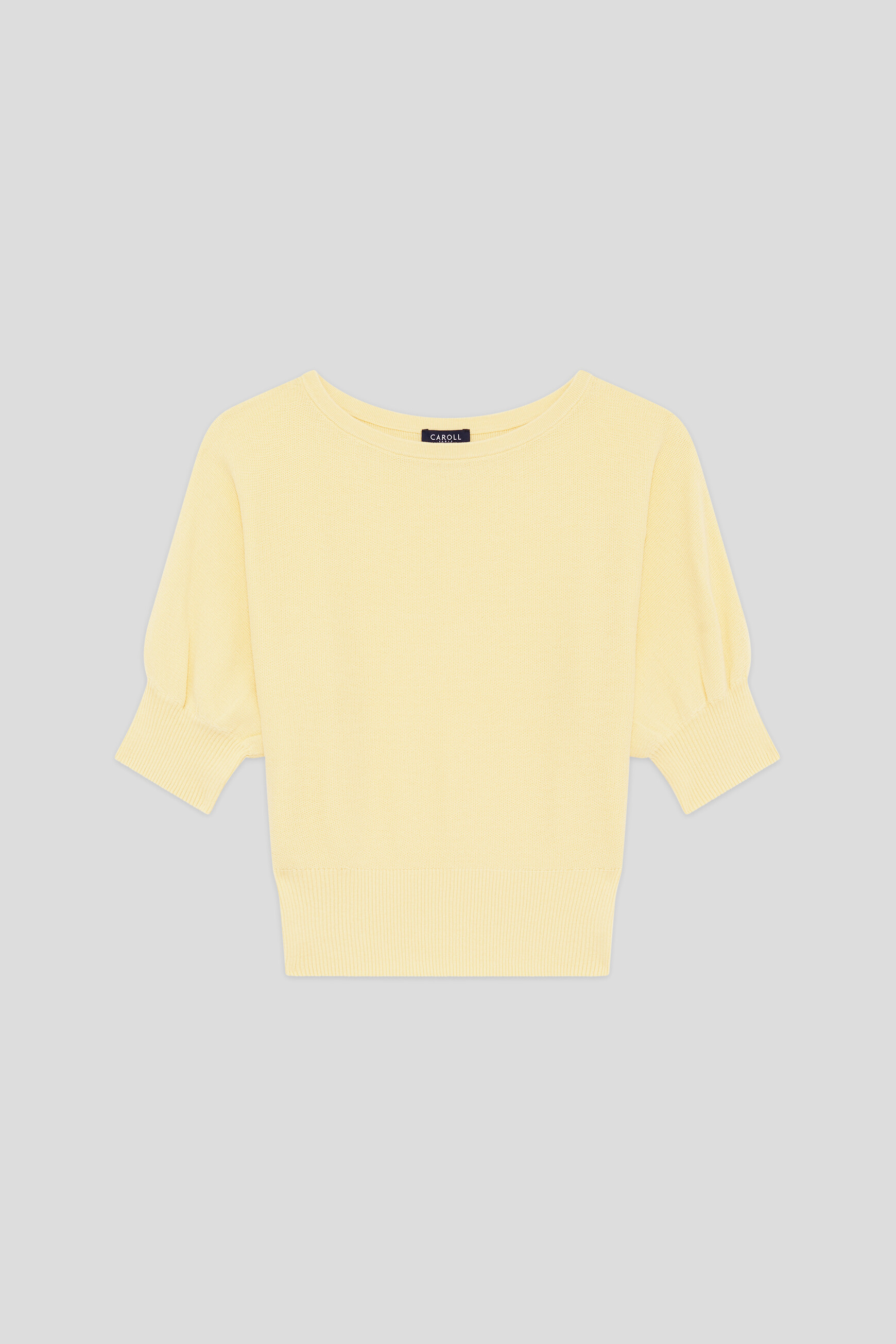Joan oversized sweater pastel yellow woman