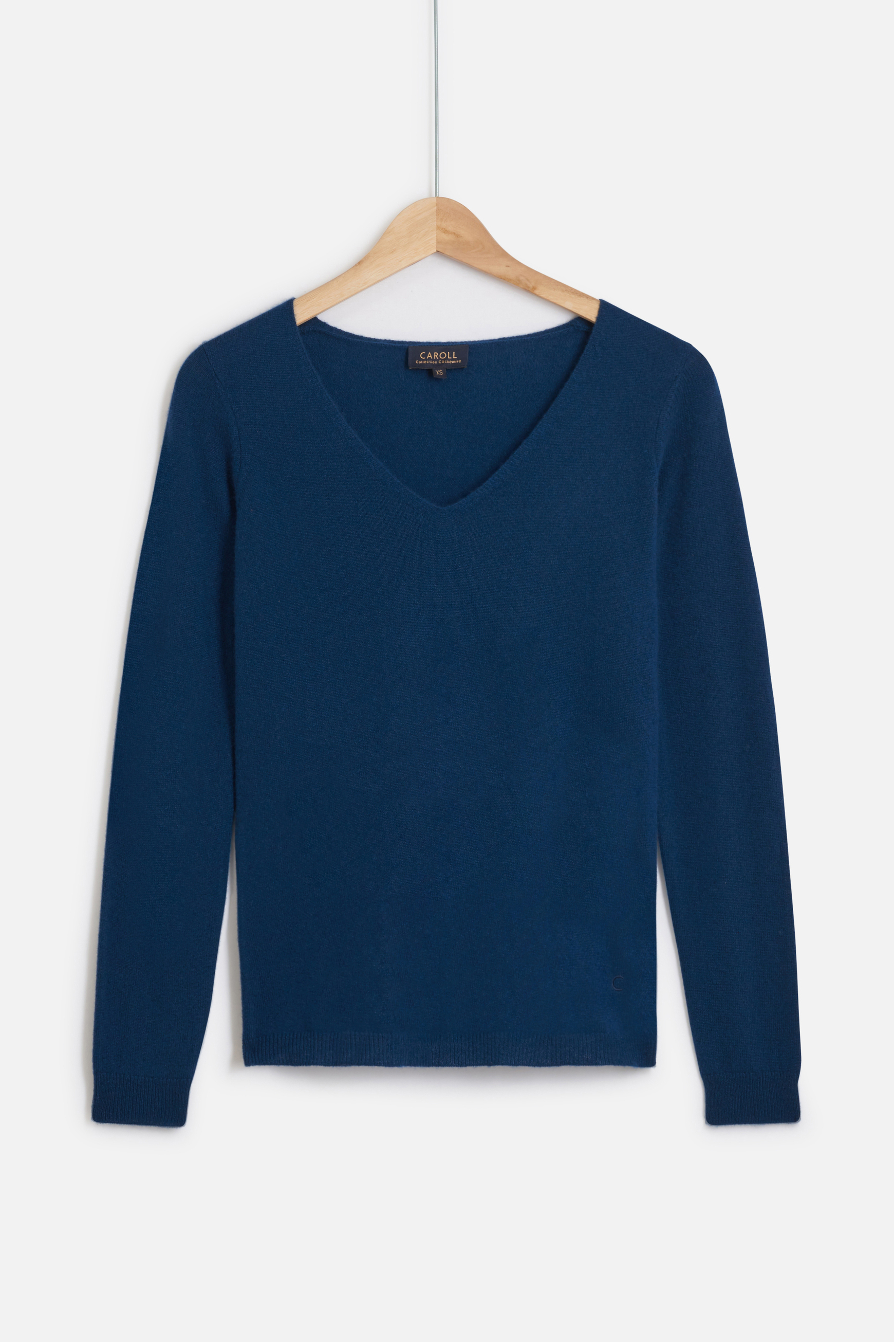 pull eva 100 cachemire bleu petrole femme pull eva 100% cachemire bleu petrole femme