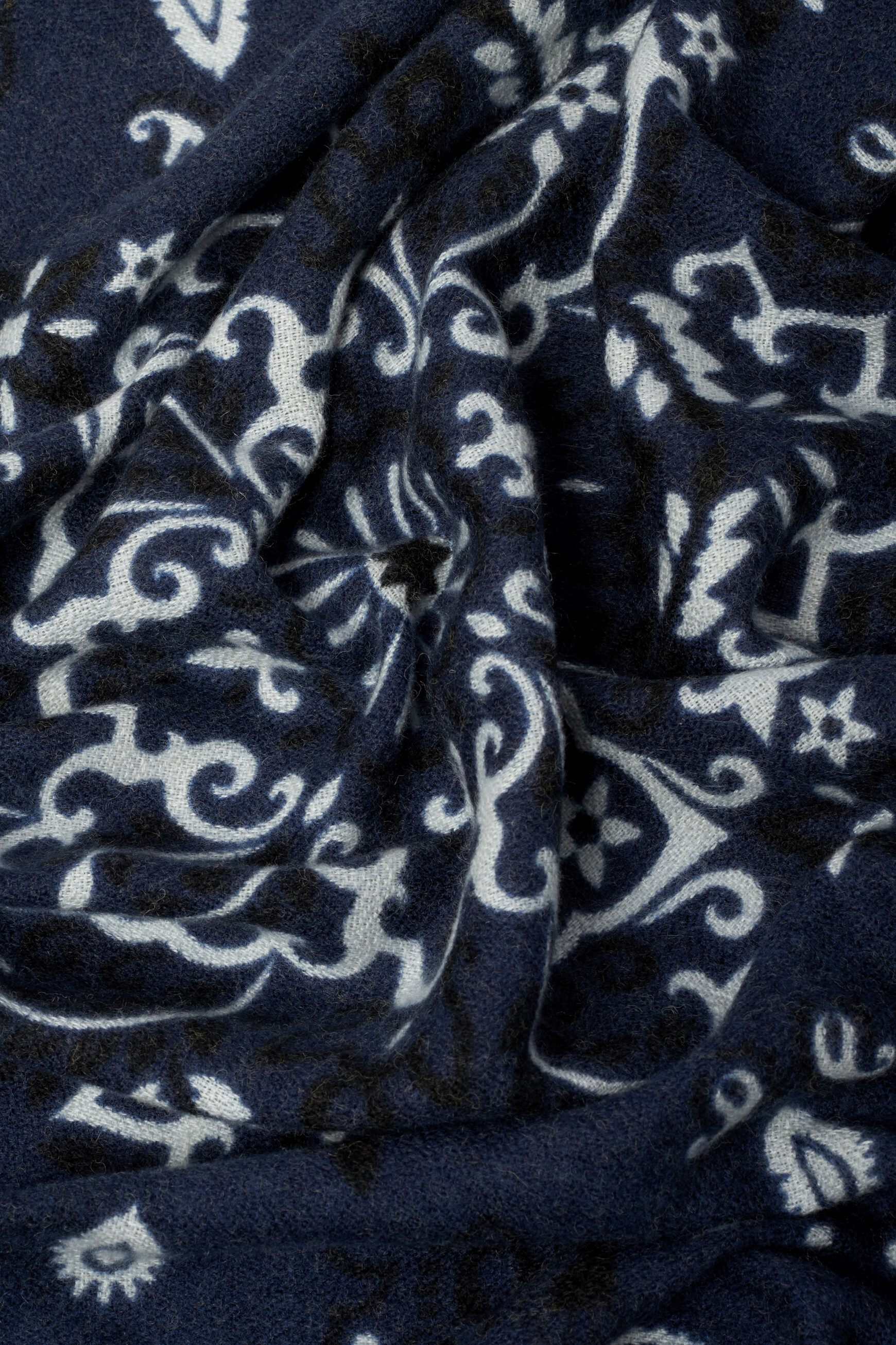 Écharpe Ibalia bleu marine femme