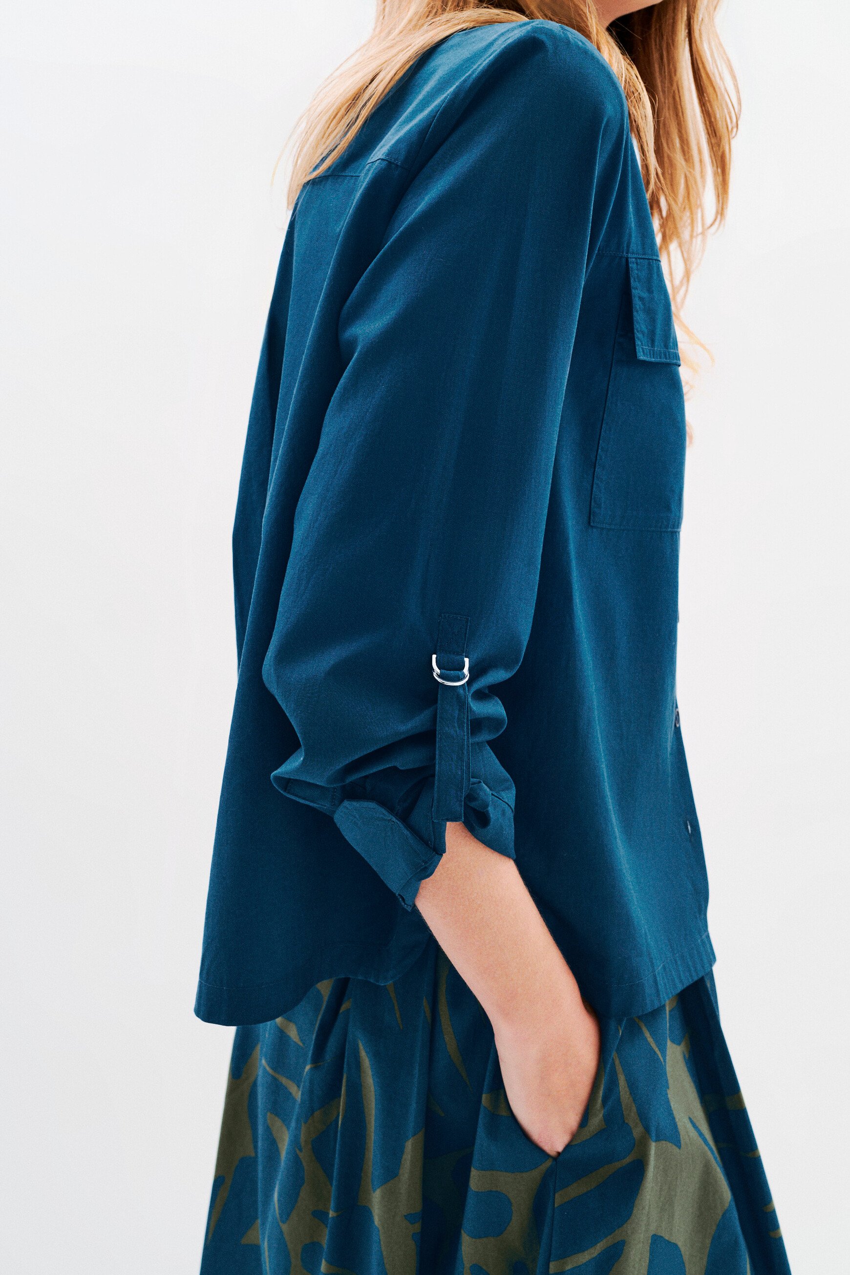 cassy overhemd blauw vrouw Cassy overhemd blauw vrouw