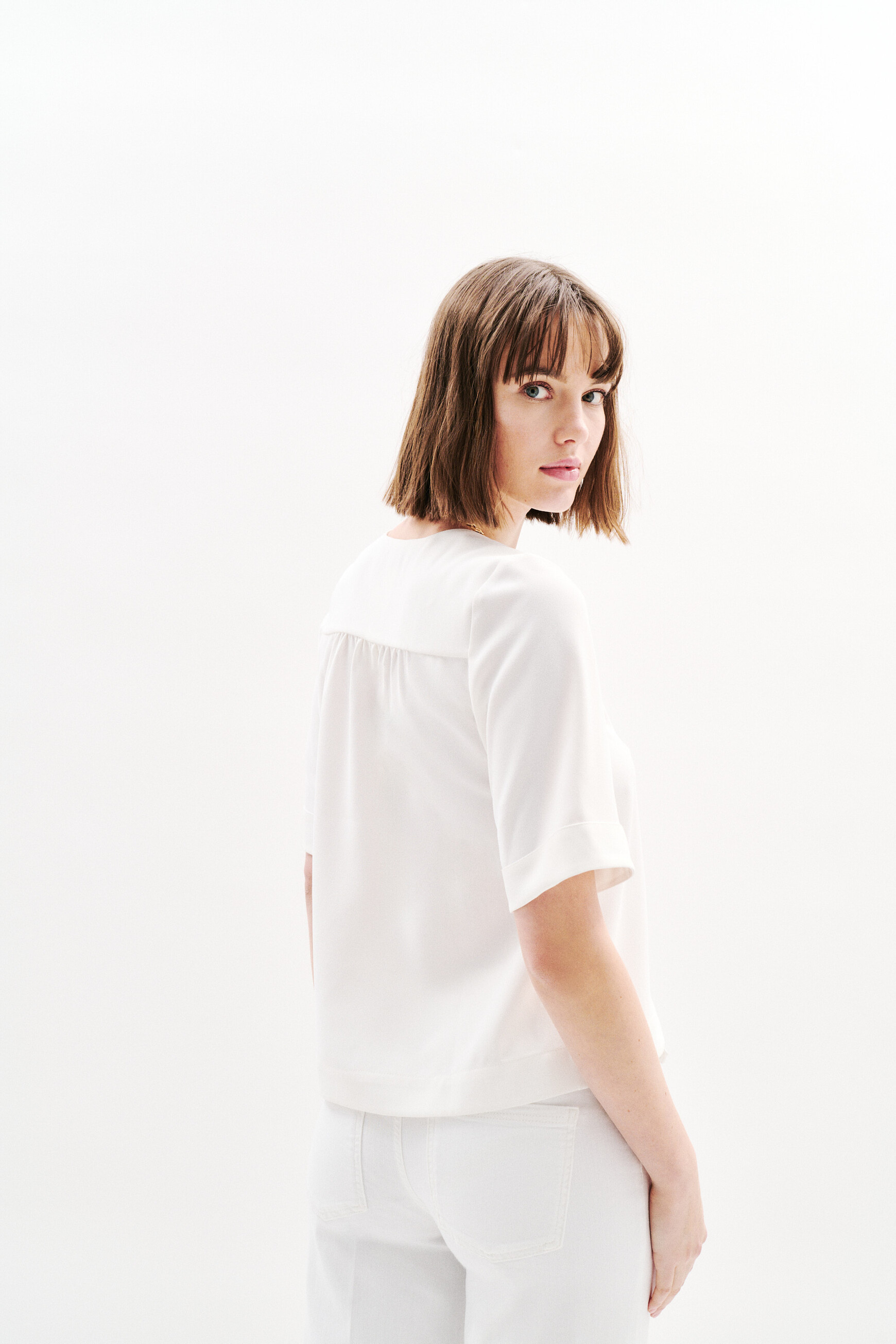 bluse cnoe naturfarben damen Bluse Cnoe naturfarben damen