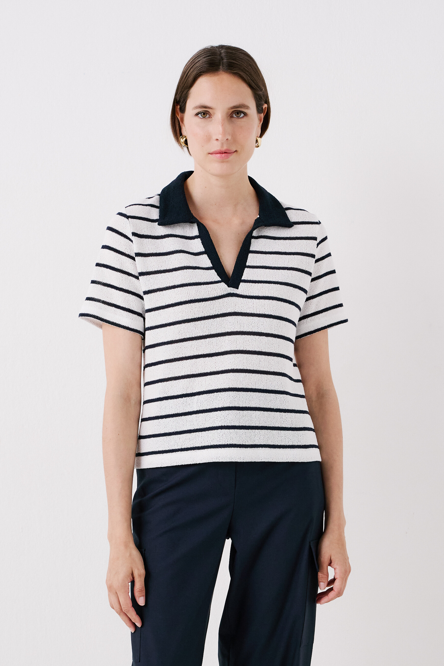 t shirt teline marineblauw vrouw t-shirt teline marineblauw vrouw