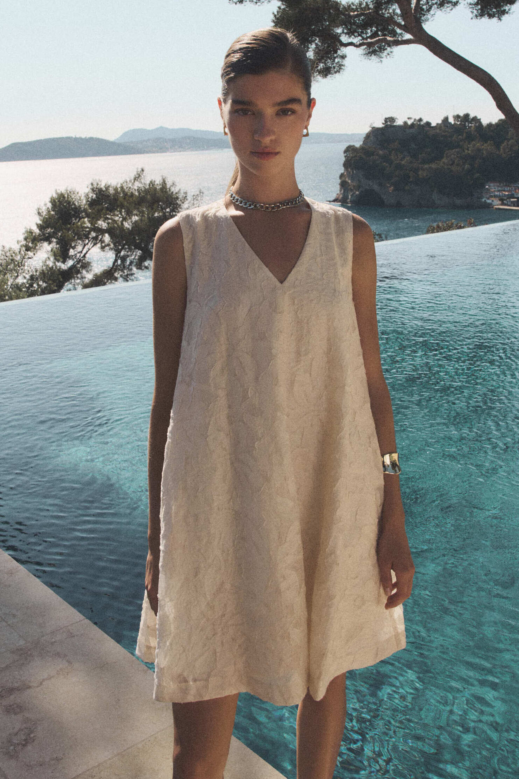 Robe Rbritney ecru femme