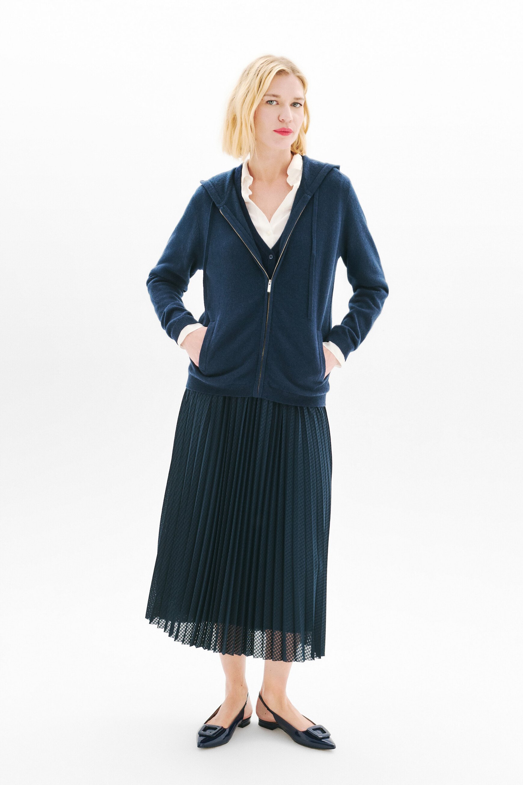 vest basila marineblauw vrouw Vest Basila marineblauw vrouw